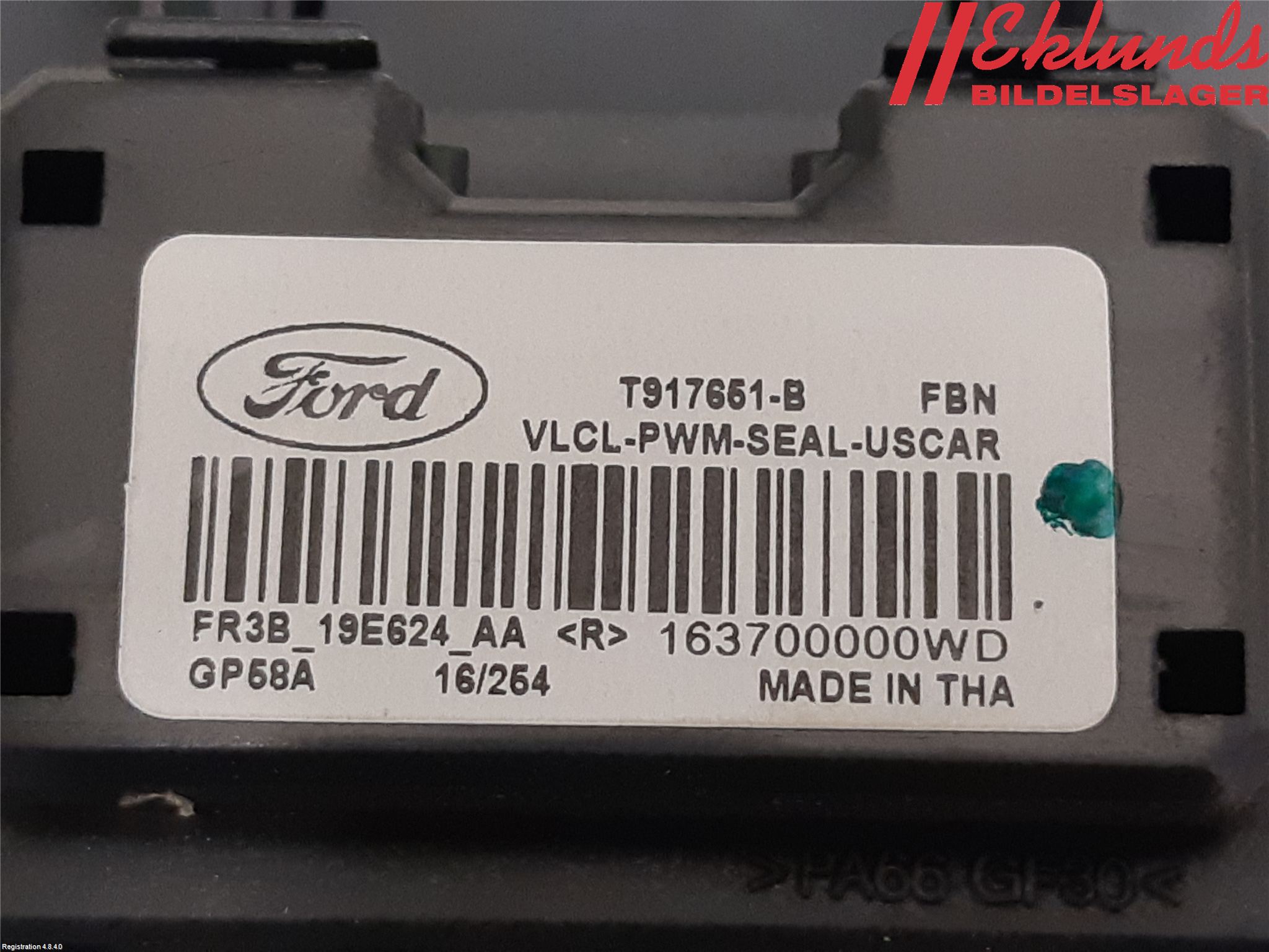 Ford MUSTANG VI 15-22 Värmefläktsmotstånd