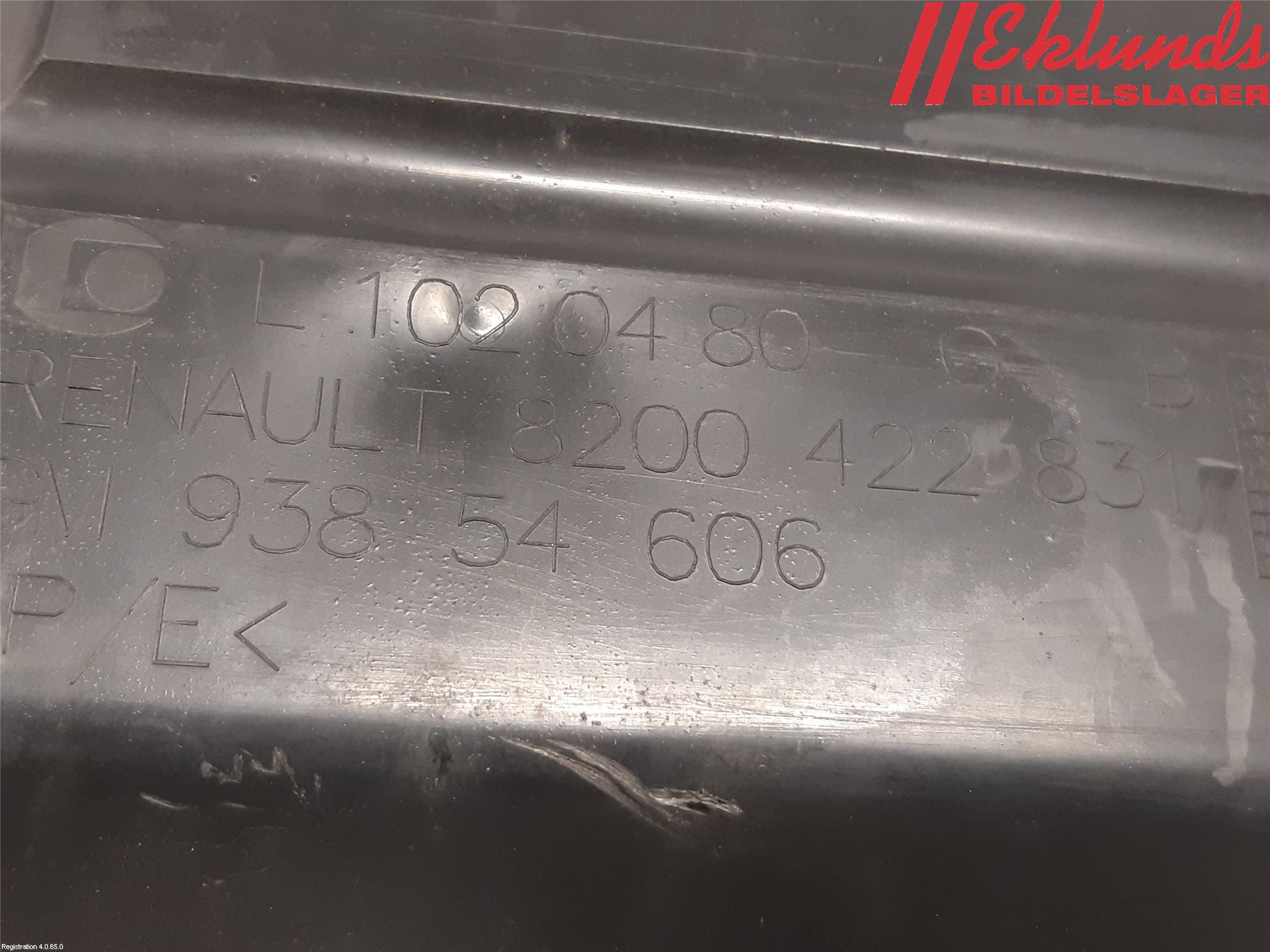 Opel VIVARO 01-14 Deflektor Plåt-Plast Kylning