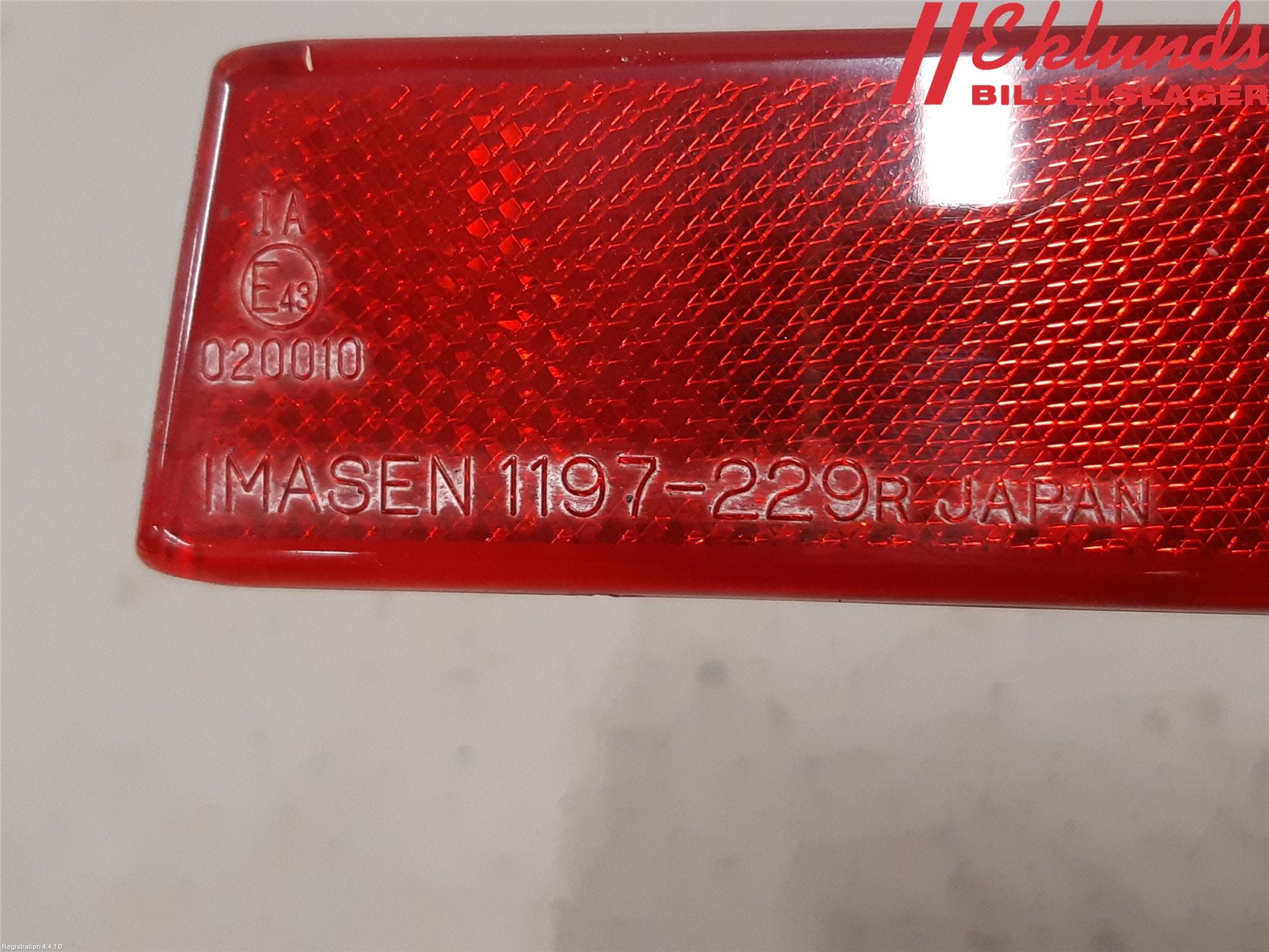 Mitsubishi LANCER 07-14 Dimljus/Reflex Bak