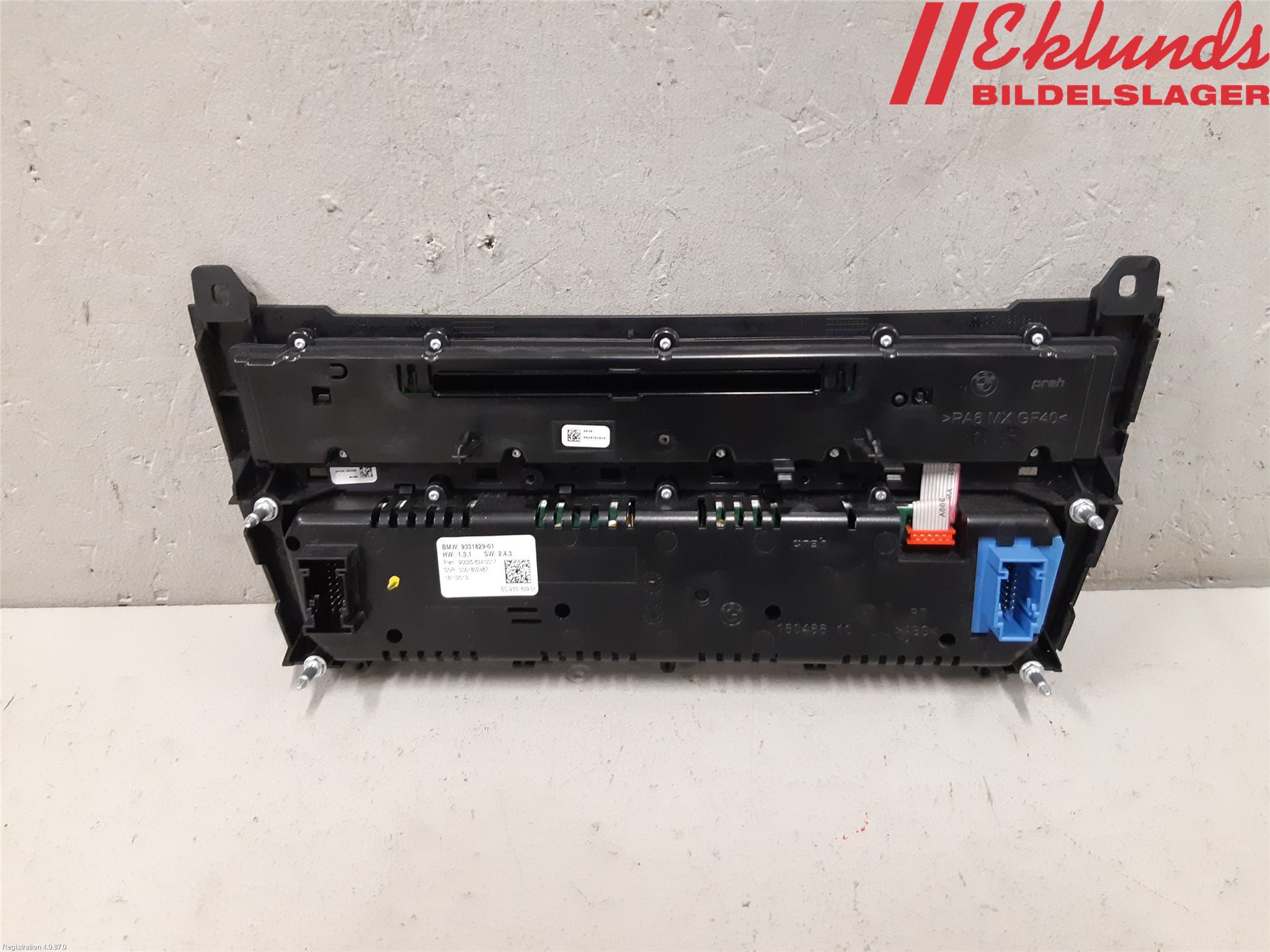 BMW 5 F10/F11/F18 09-17 Ac Styrenhet Ac Manöveren