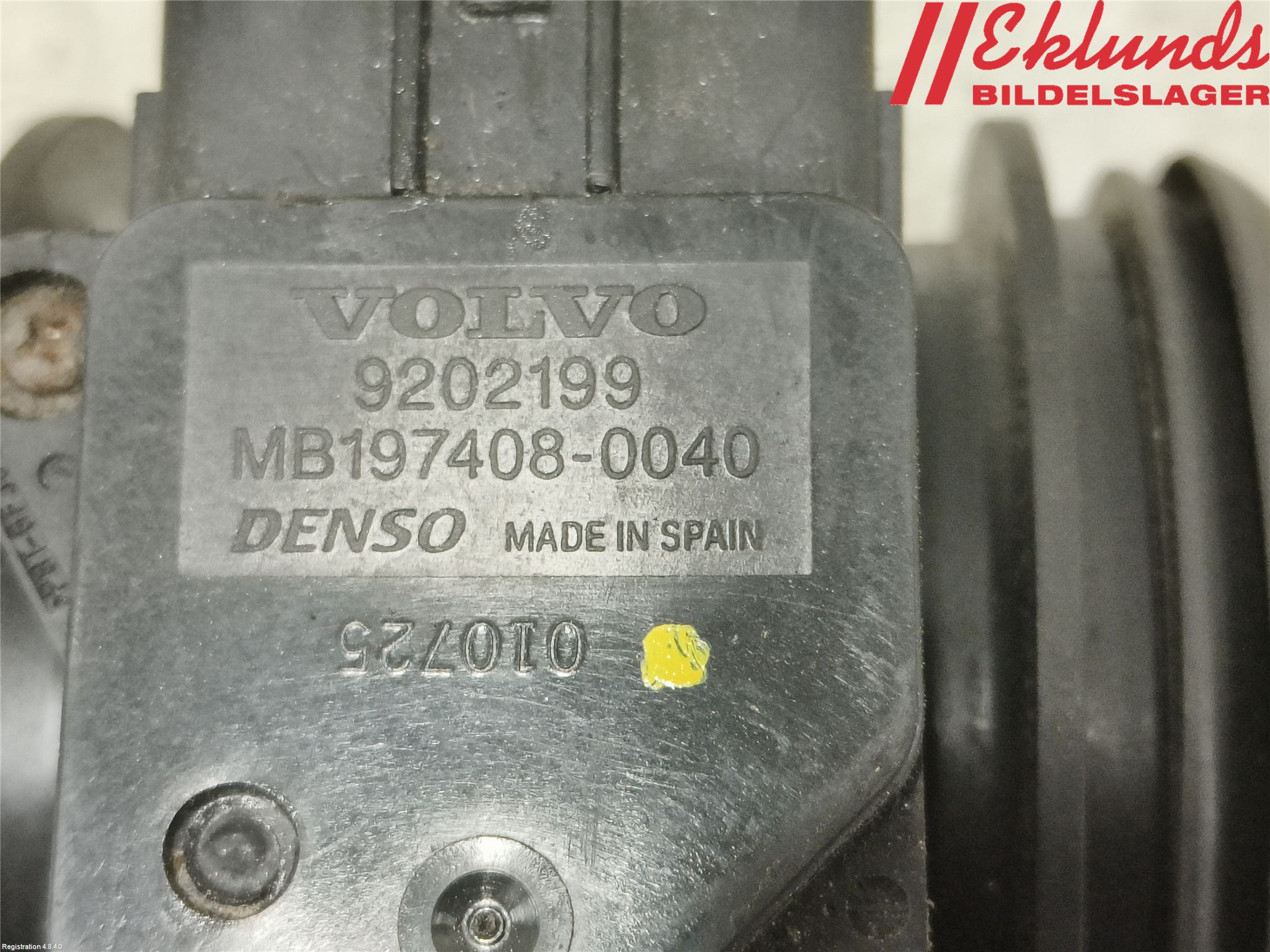 Volvo S60 01-04 Injluftmängdmätare