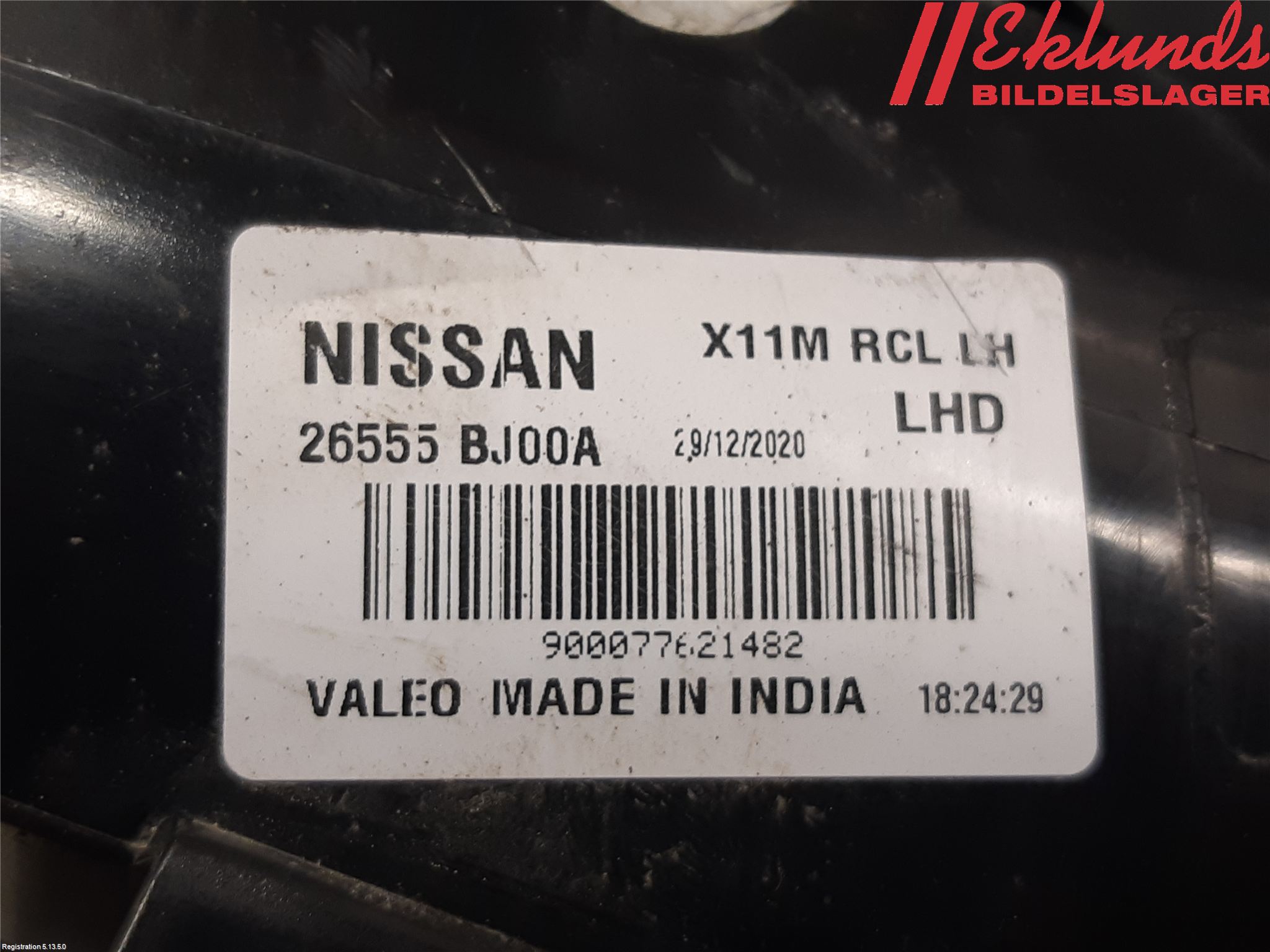 Nissan NV200/NV200 COMBI Bakljus Vänster