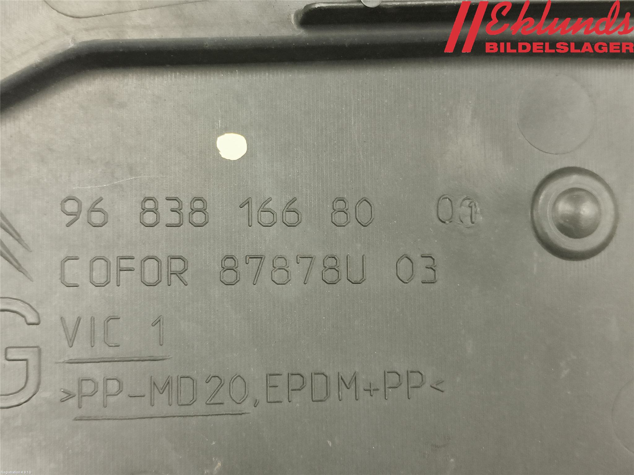 Citroen C3 10-17 Deflektor Plåt-Plast Kylning