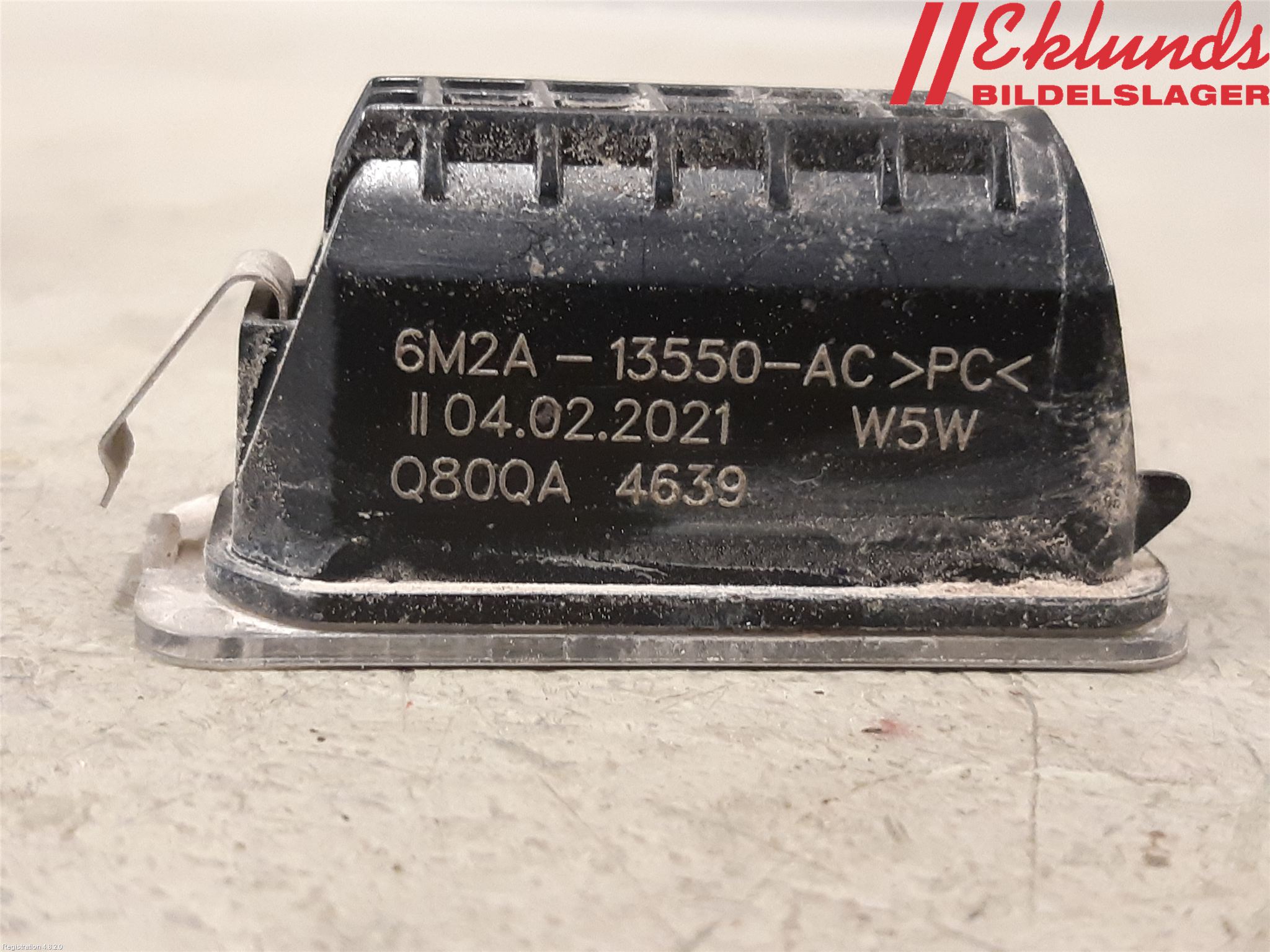 Ford TRANSIT/TOURNEO CONNECT 13-22 Skylt Belysning