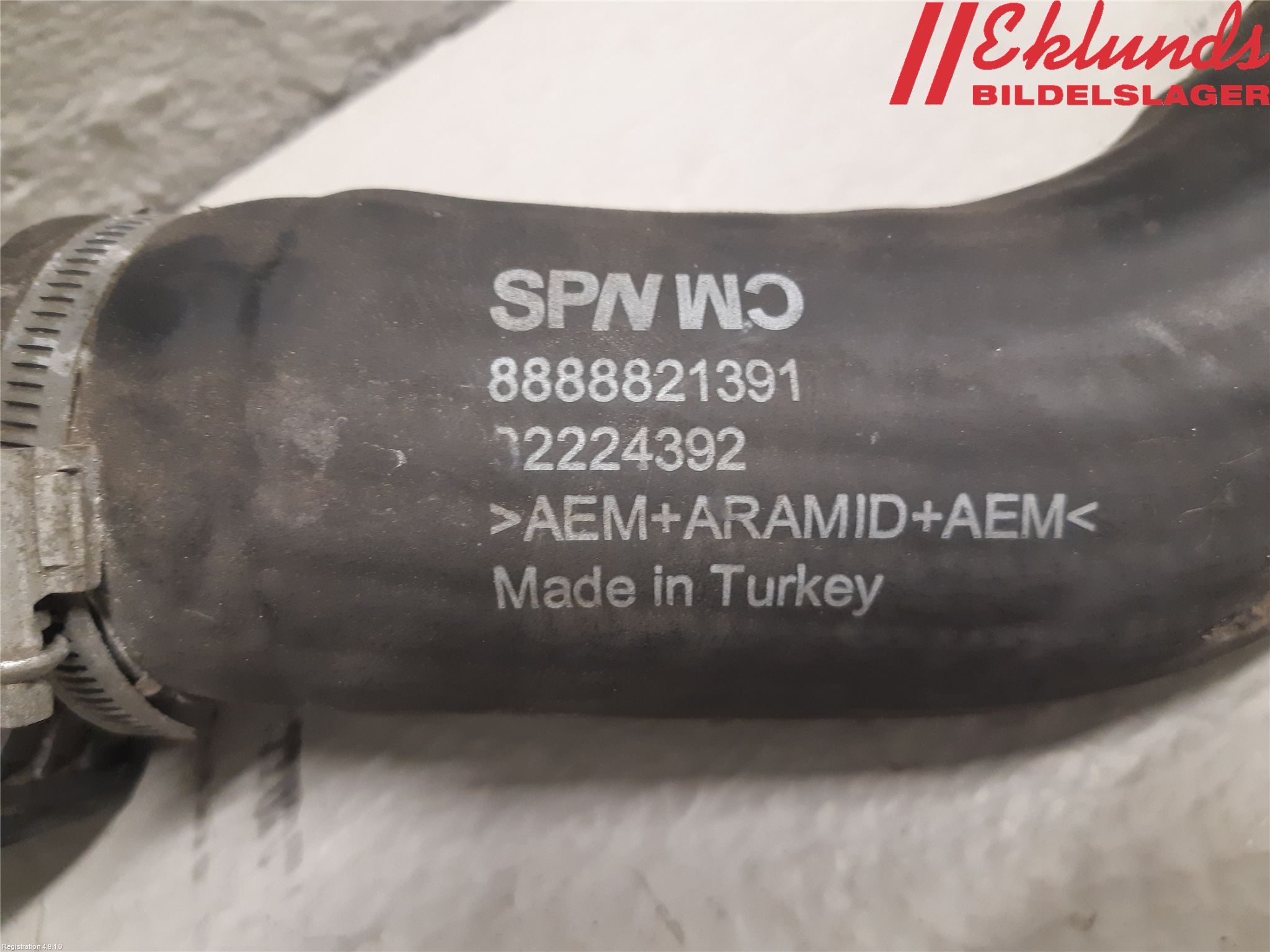 Volvo XC40/RECHARGE 18- Laddluft-Intercoolerrör