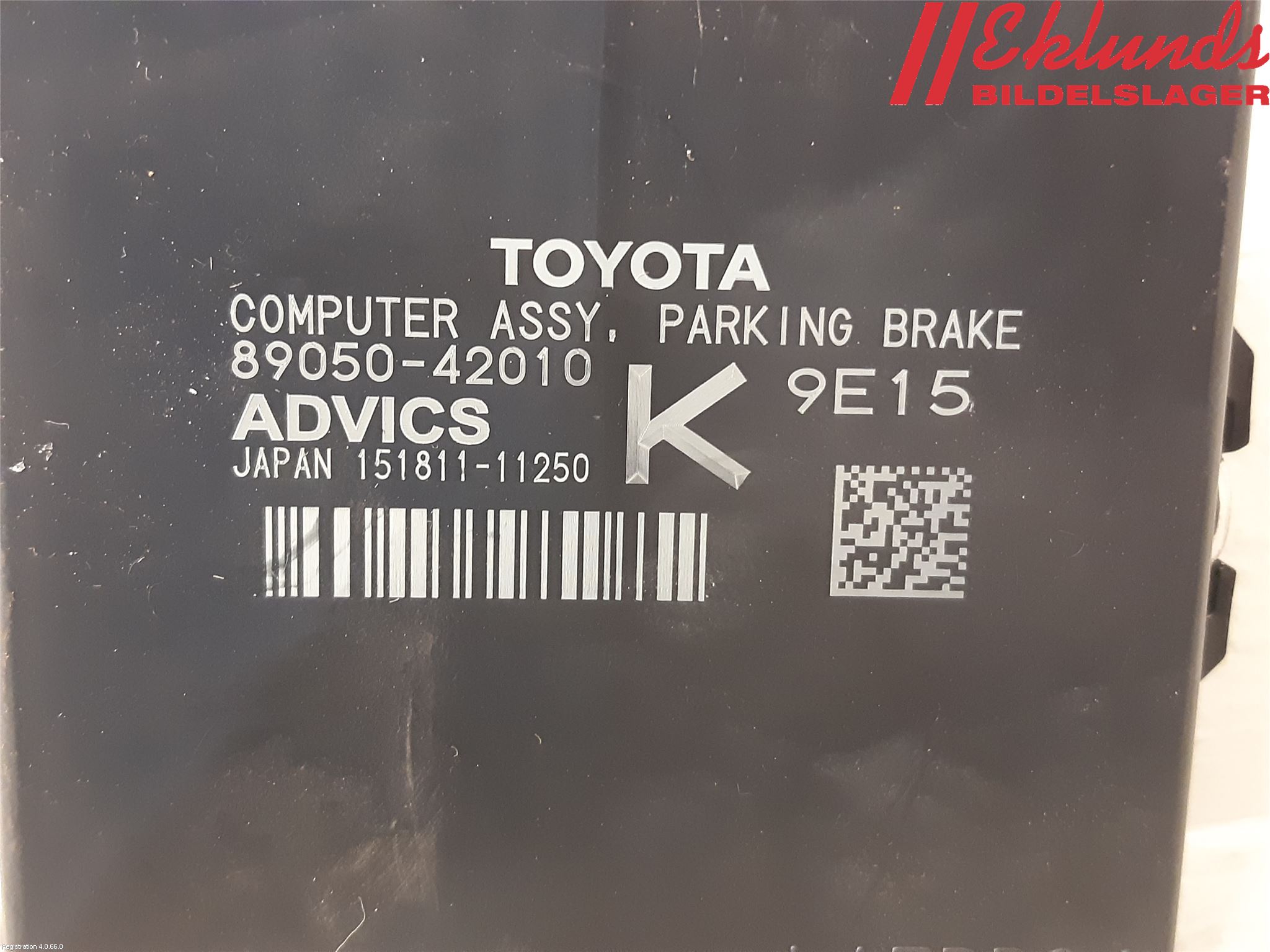 Toyota RAV4 19- Styrenhet Parkbroms Epb