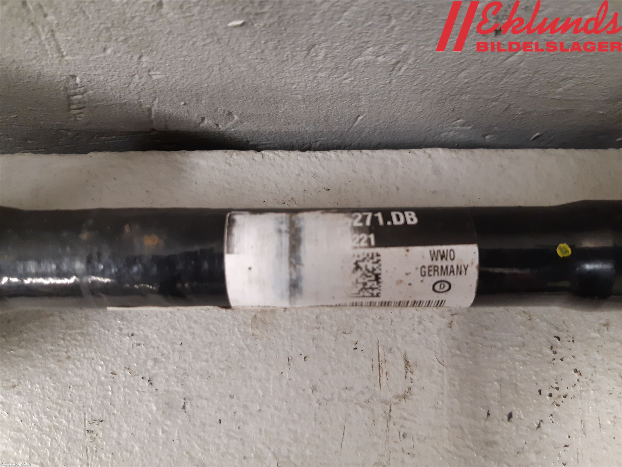 Volkswagen VW GOLF / E-GOLF VII 13-20 Drivaxel Fram Vänster