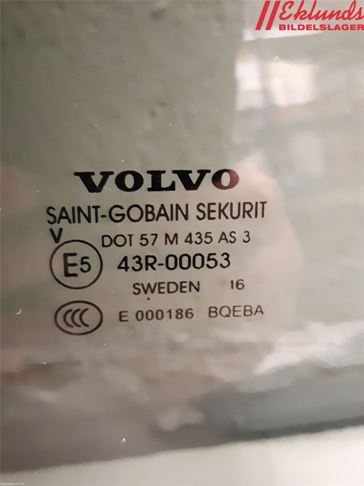 Volvo XC90/RECHARGE 16- Dörruta Bak Höger