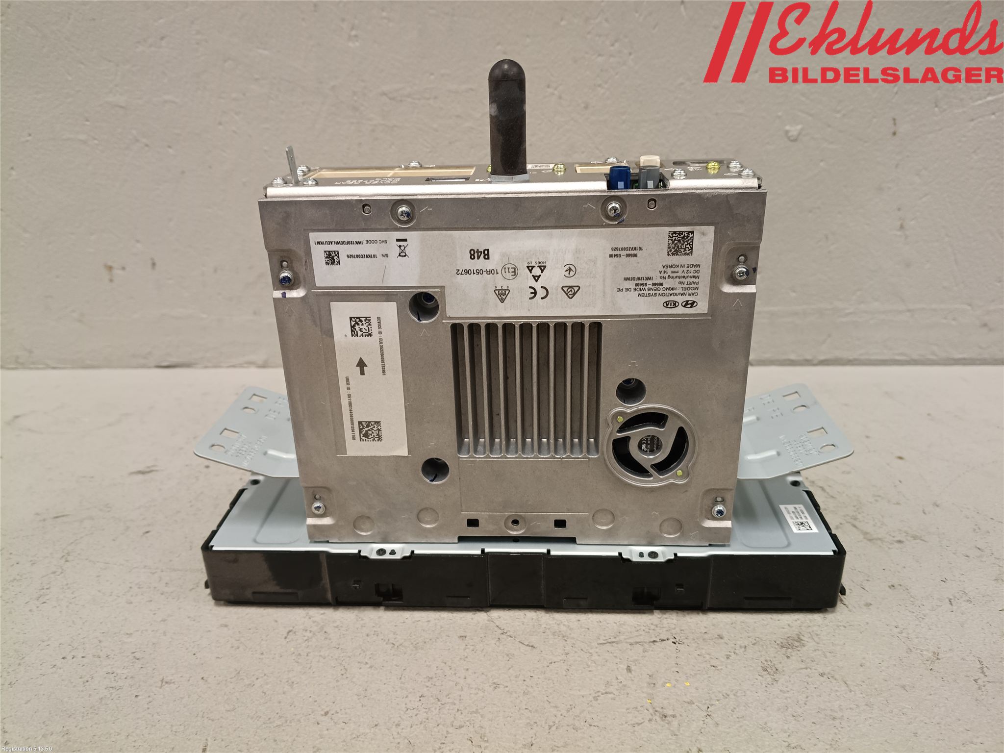 Kia NIRO (DE) 17-22 Cd Radio - Multimediapanel