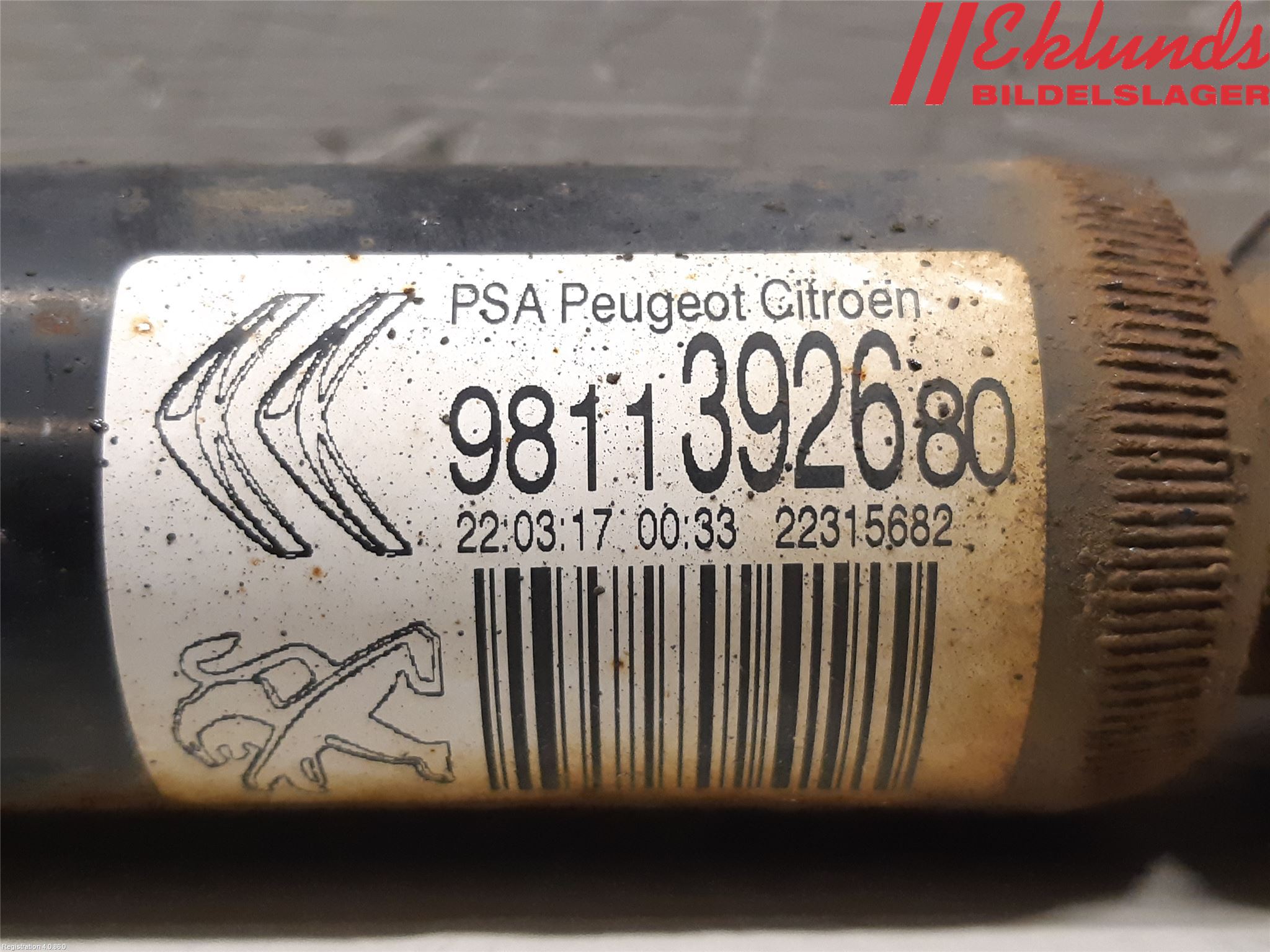 Citroen COTROEN C3 17-24 Stötdämpare Bak