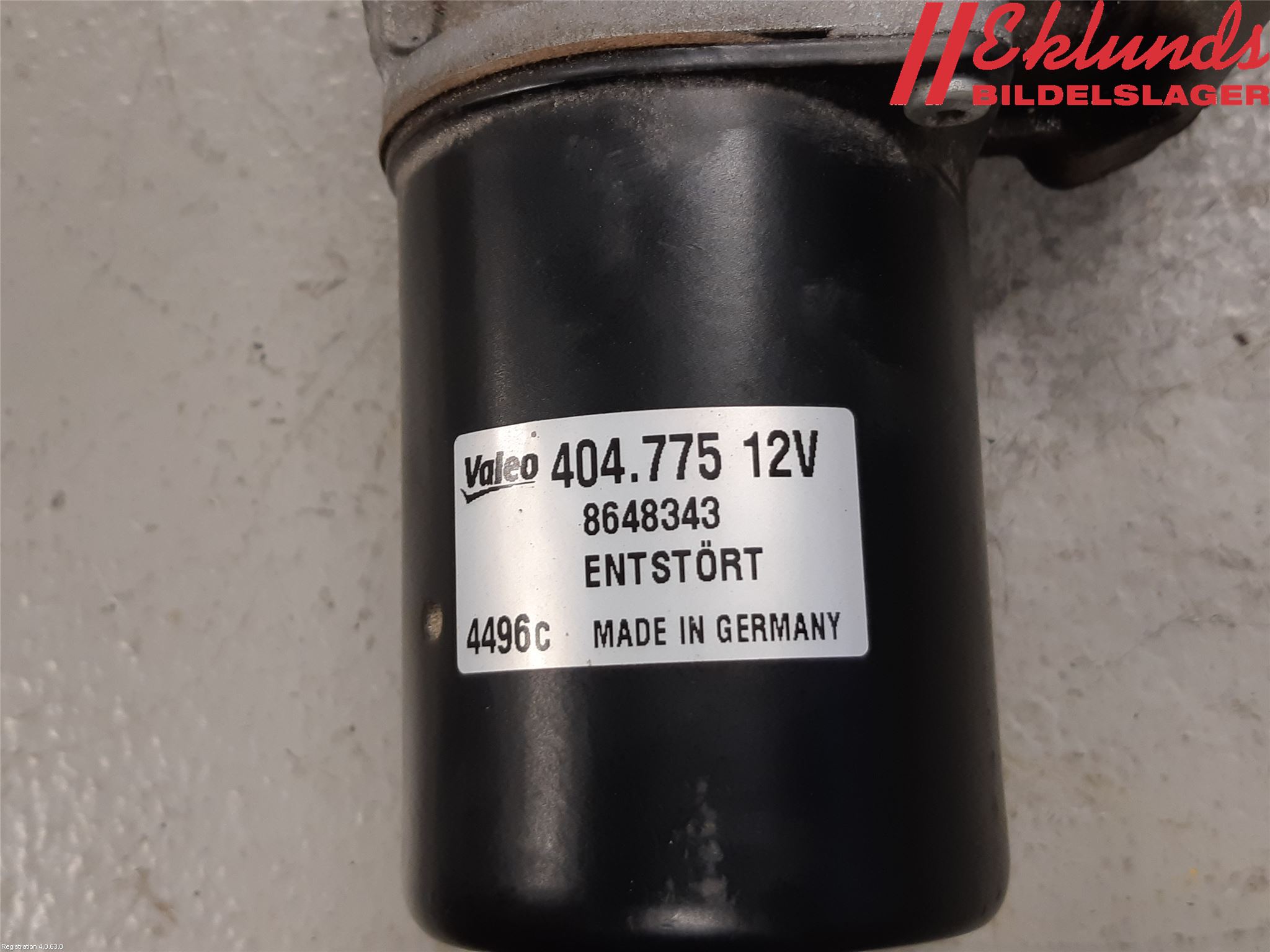 Volvo XC70 05-07 Torkarmotor Vindruta