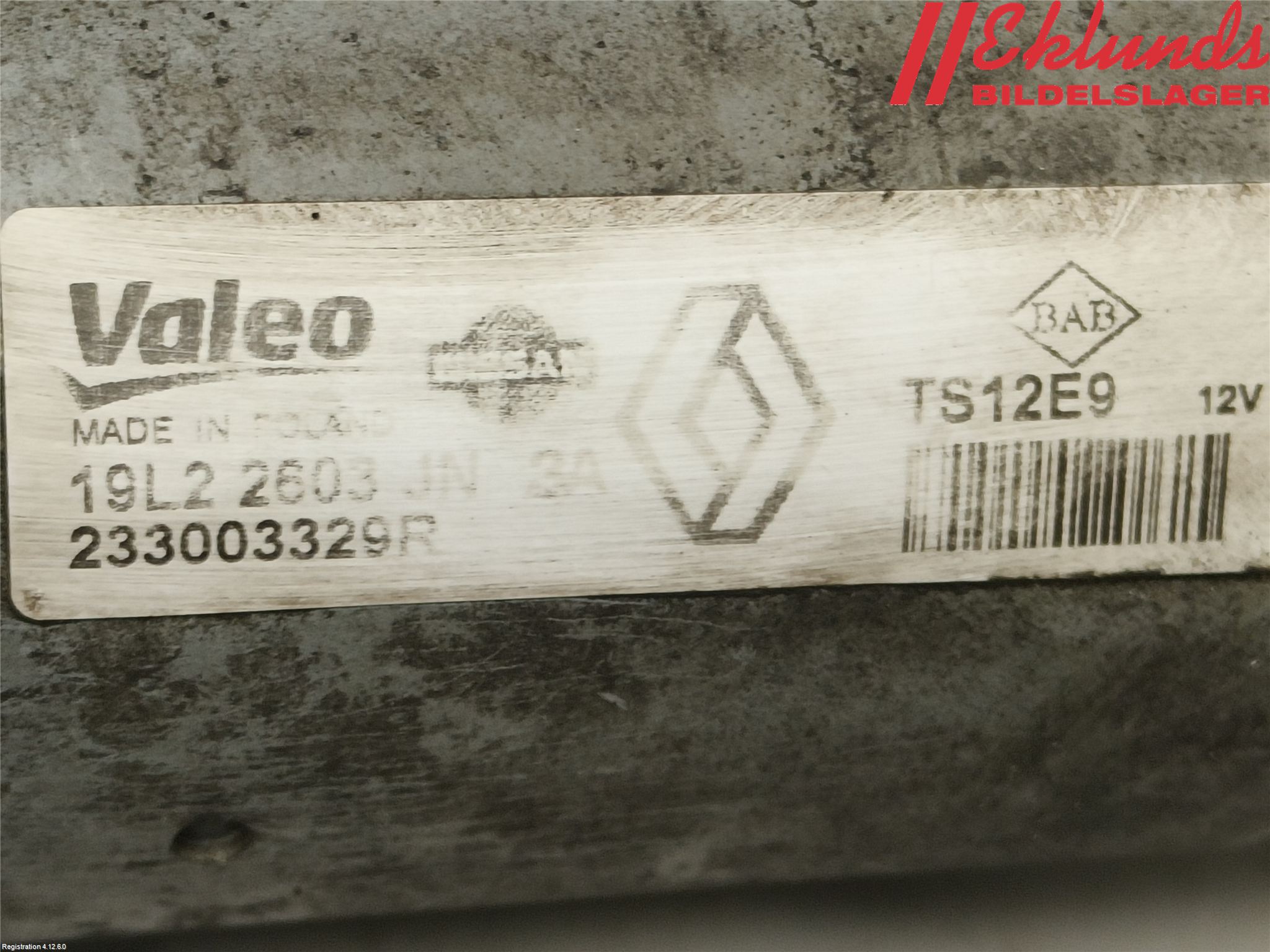 Renault KANGOO II 08-14 Startmotor Diesel