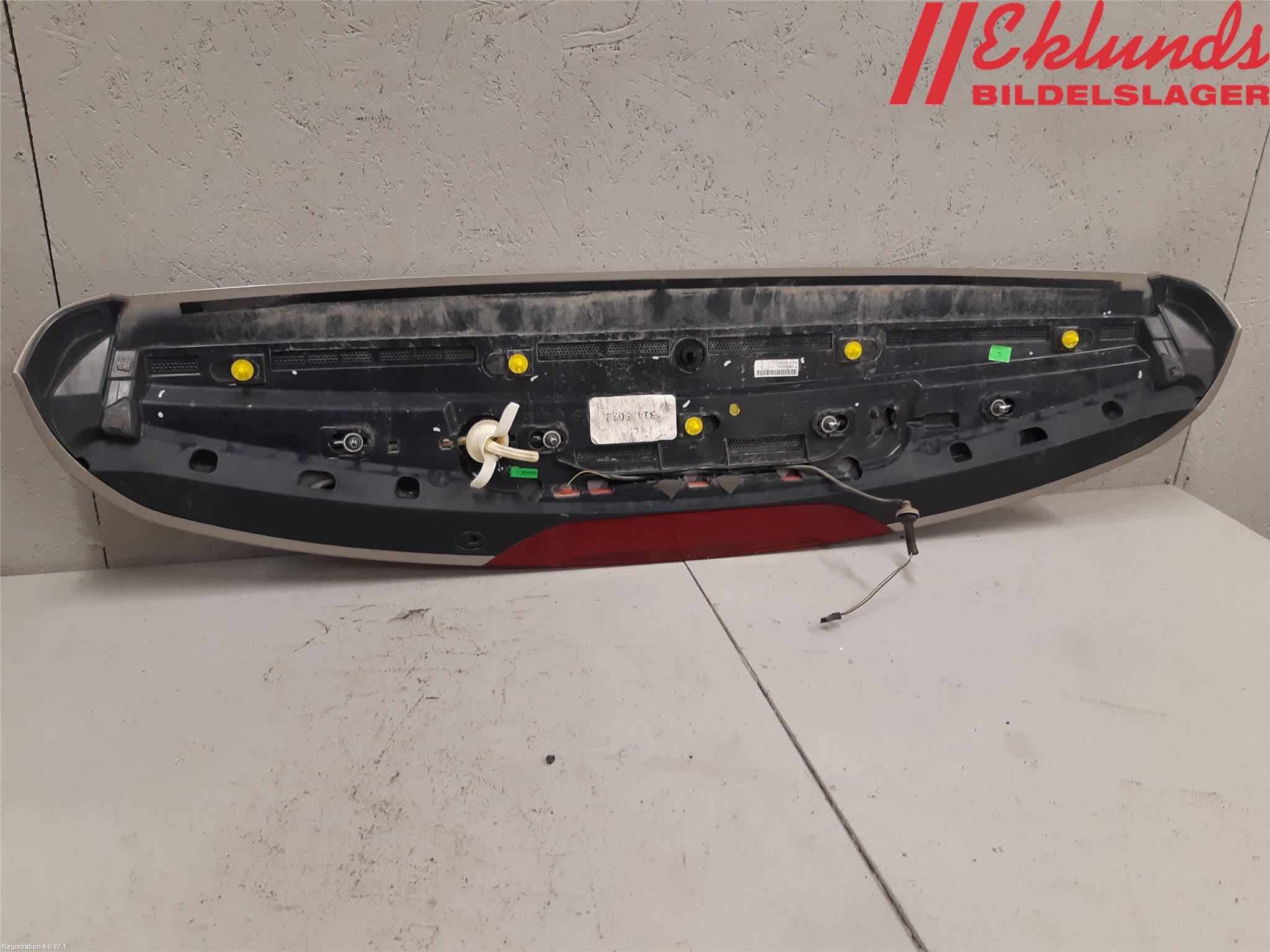 Volvo V60 14-18 Spoiler Baklucka