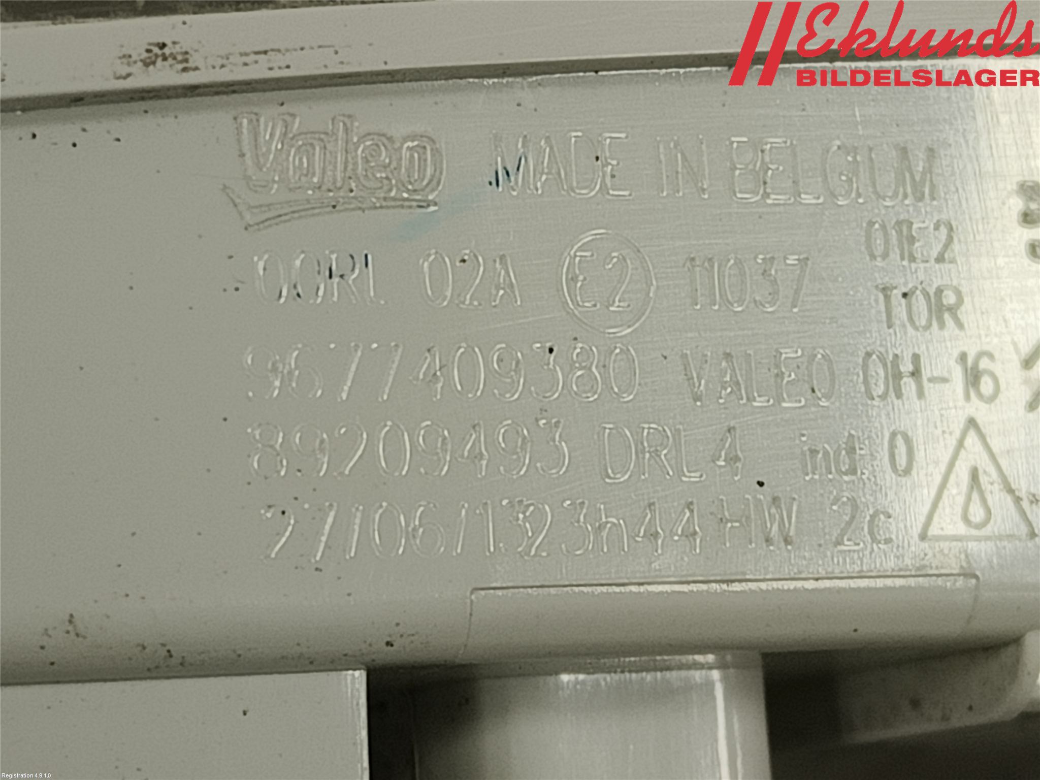 Citroen C3 10-17 Positionsljus Fram Hö