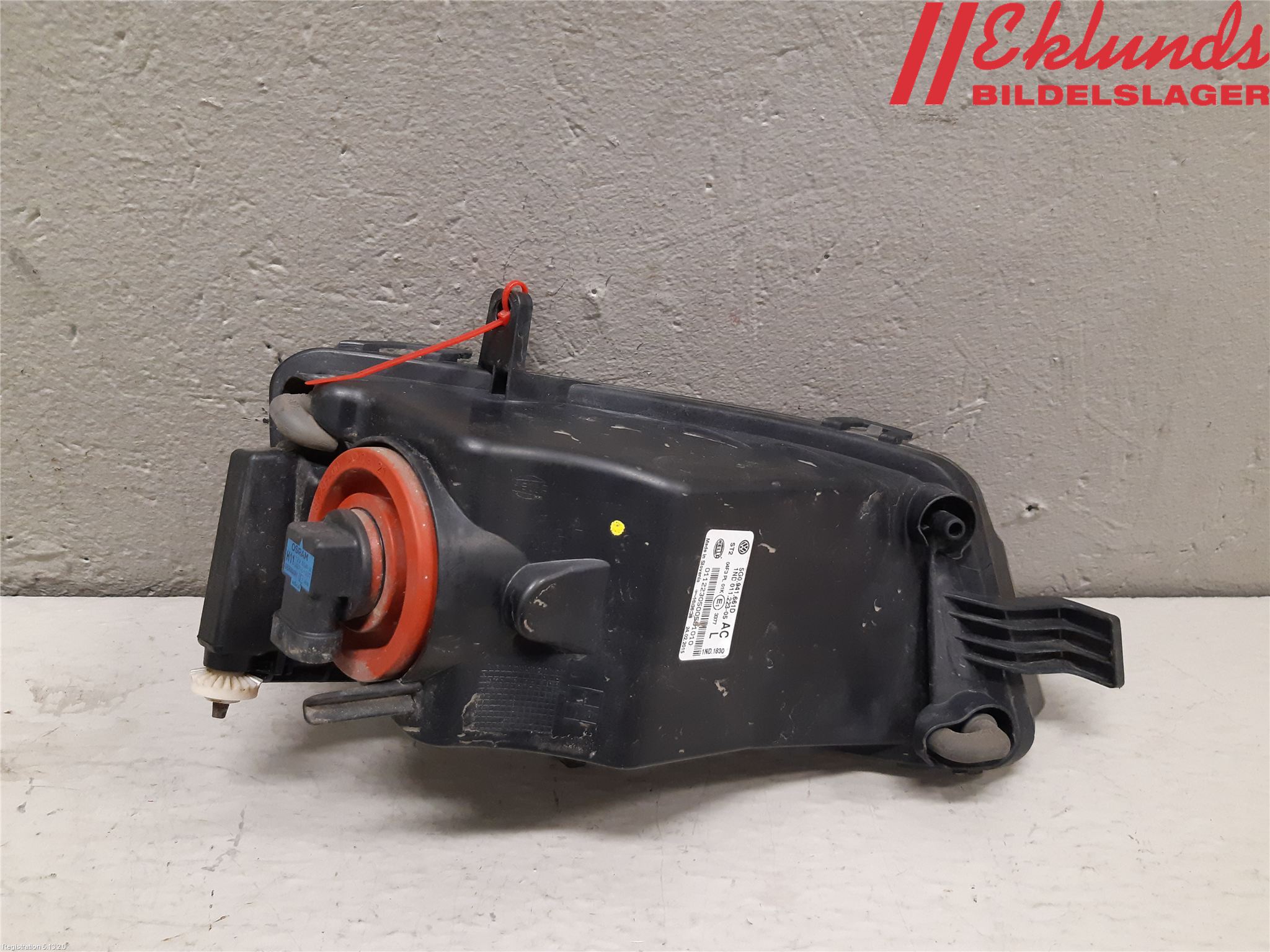 Volkswagen VW GOLF / E-GOLF VII 13-20 Dimljus-Varselljus Fram