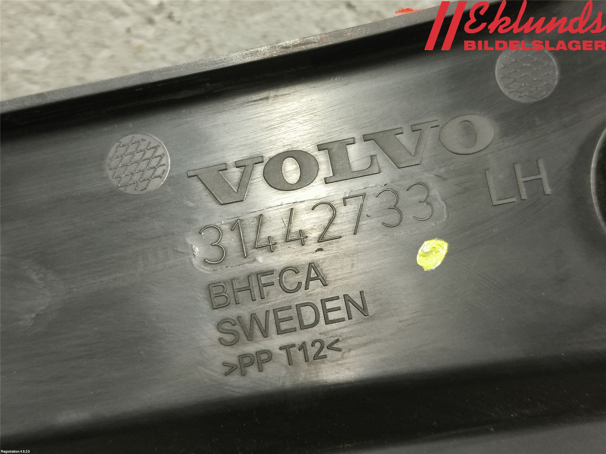 Volvo XC90/RECHARGE 16- Täckplast Front