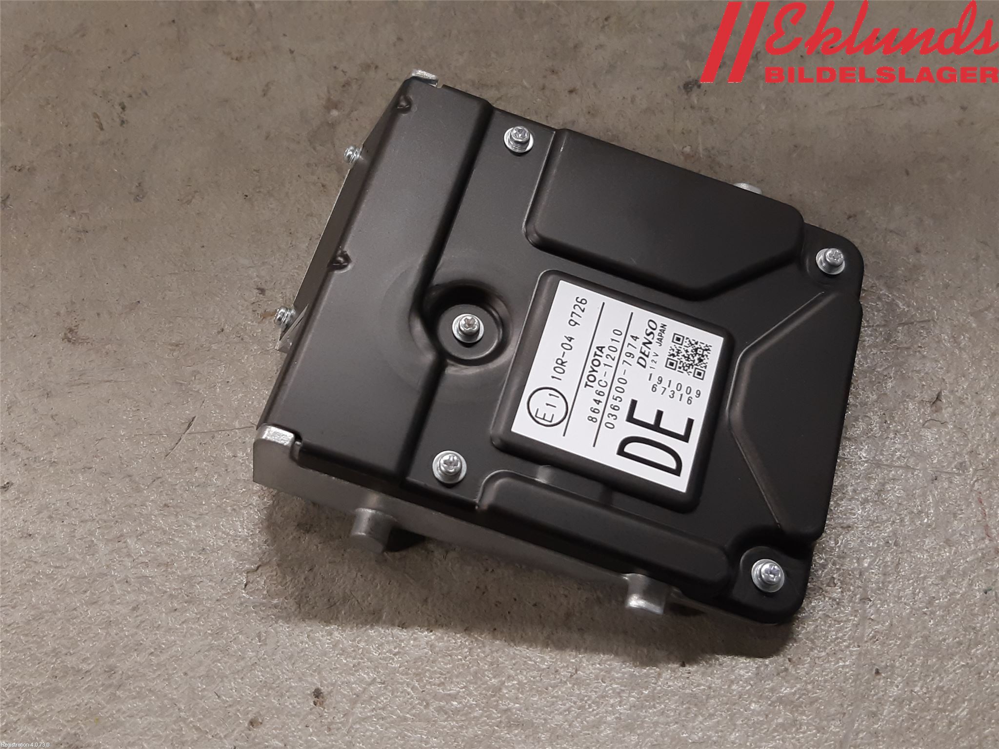 Toyota COROLLA 19- Sensor Aktivt Kollisionsskydd