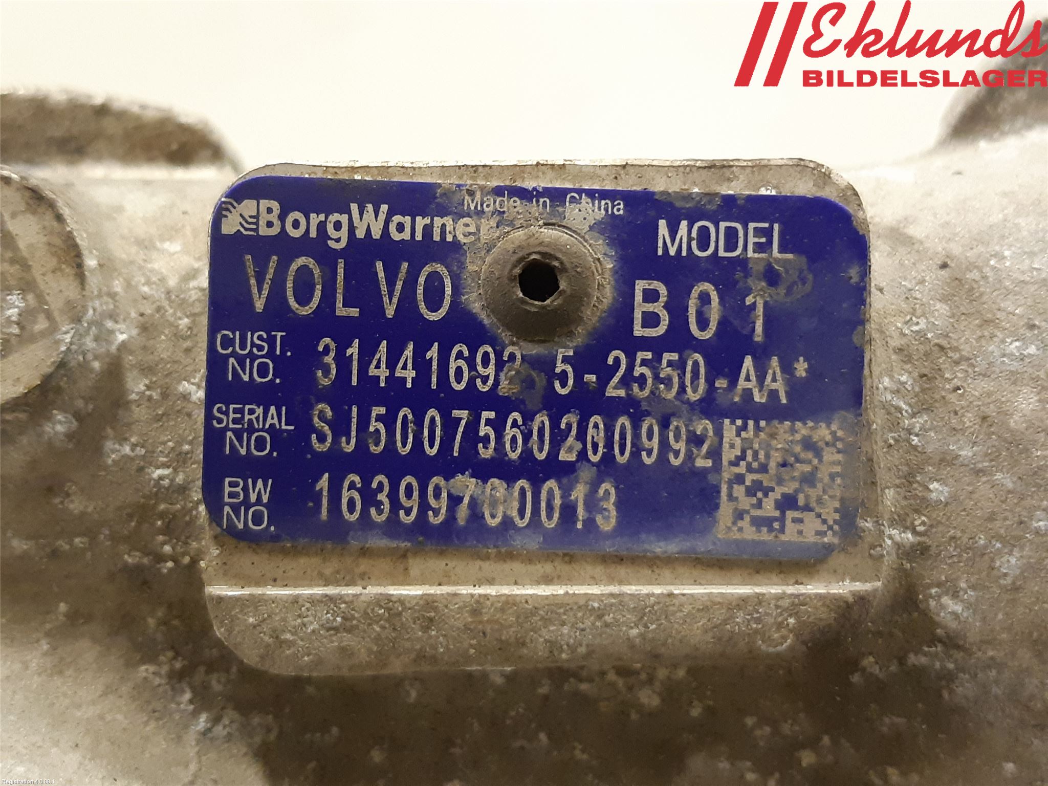 Volvo S60 14-18 Turboaggregat