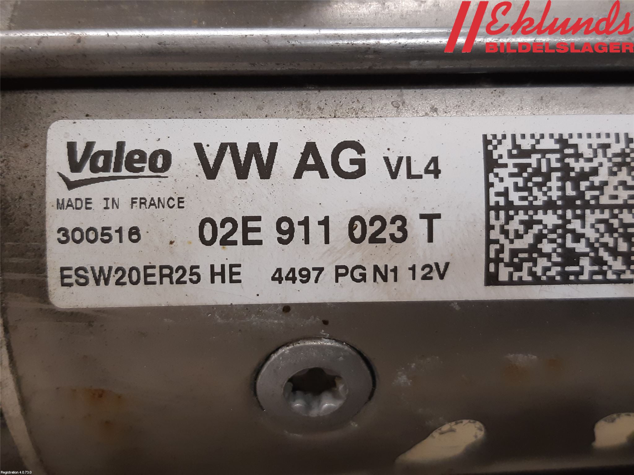 Volkswagen VW GOLF / E-GOLF VII 13-20 Startmotor Diesel