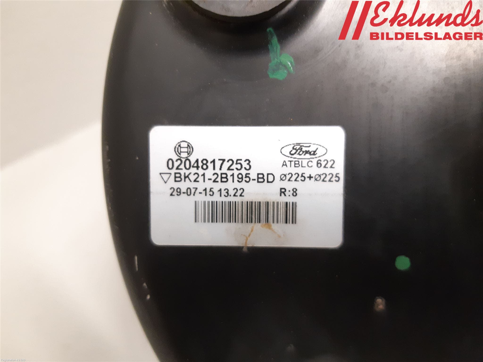 Ford TRANSIT/TOURNEO CUSTOM 13-24 Bromsservo