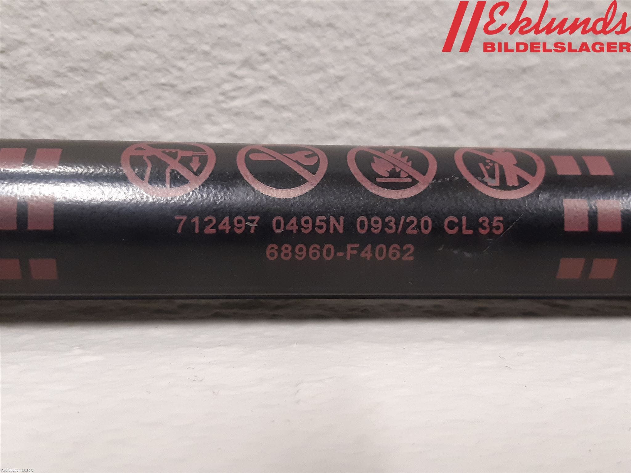 Toyota C-HR 16-23 Gasfjäder Baklucka