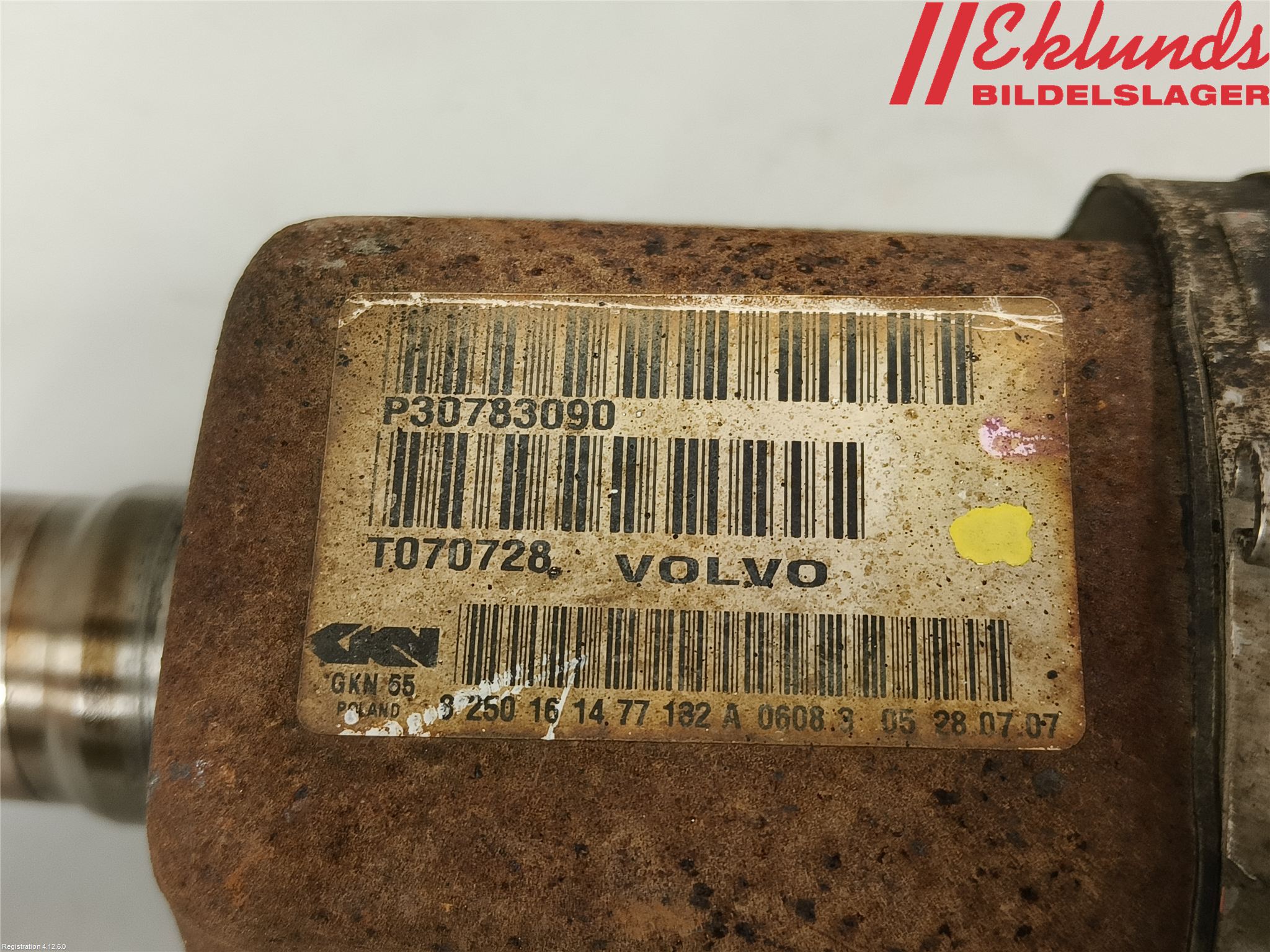 Volvo V70 05-08 Drivaxel Fram Vänster