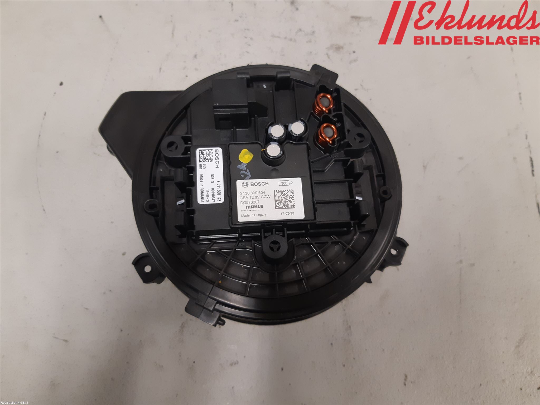 Volvo V90 17->> Värmefläkt