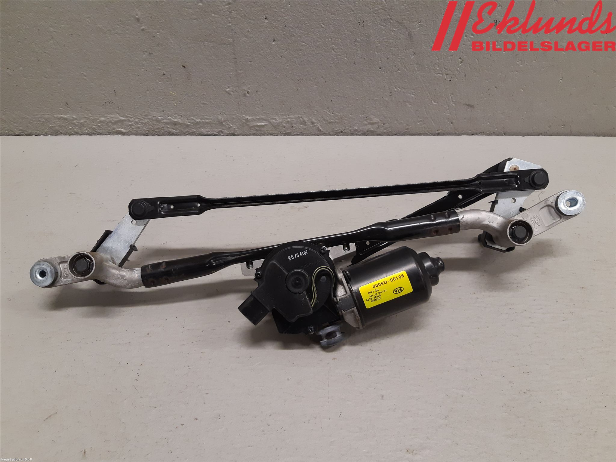 Kia NIRO (DE) 17-22 Torkarmotor Vindruta