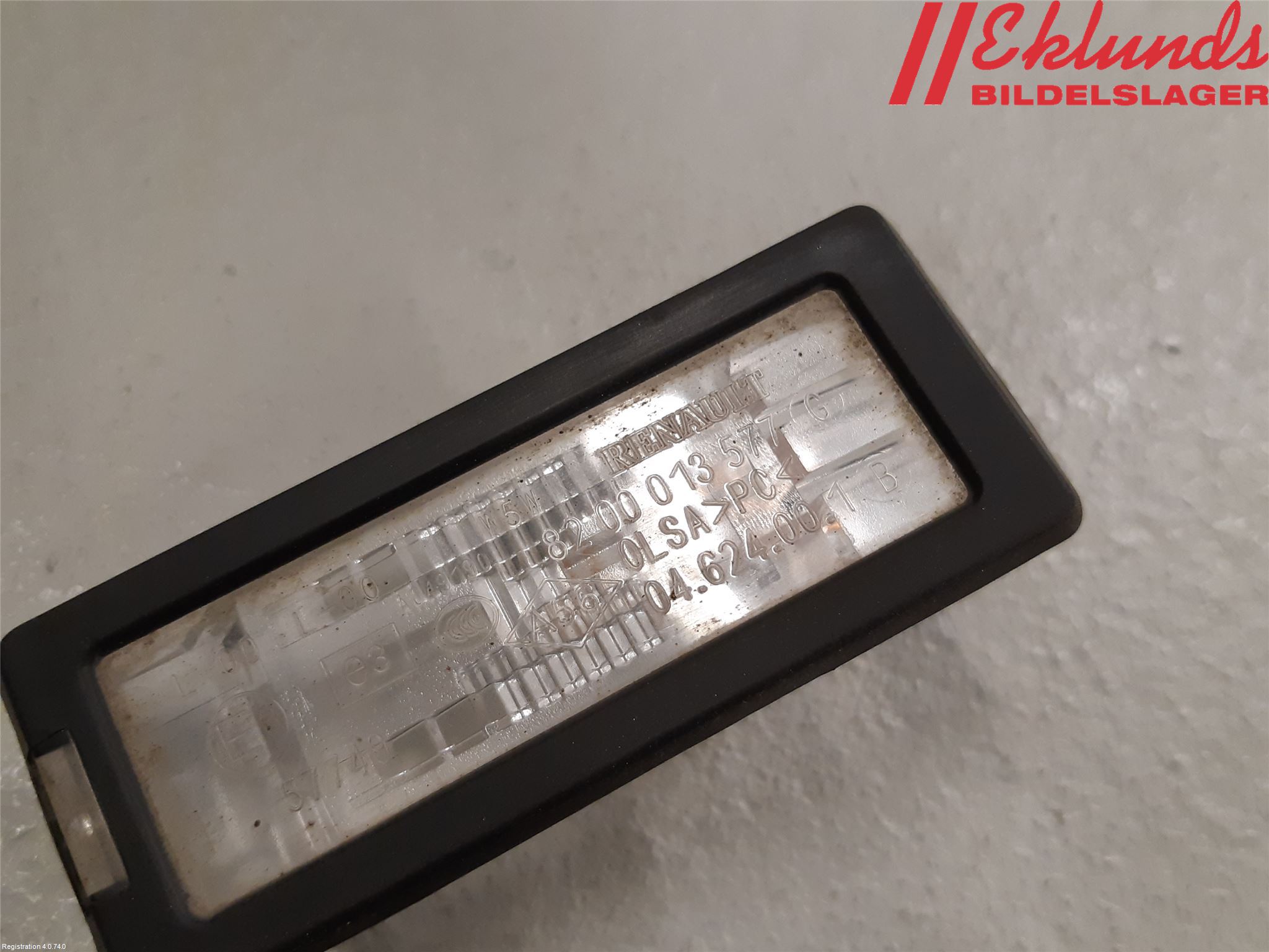 Renault CAPTUR 13-19 Skylt Belysning