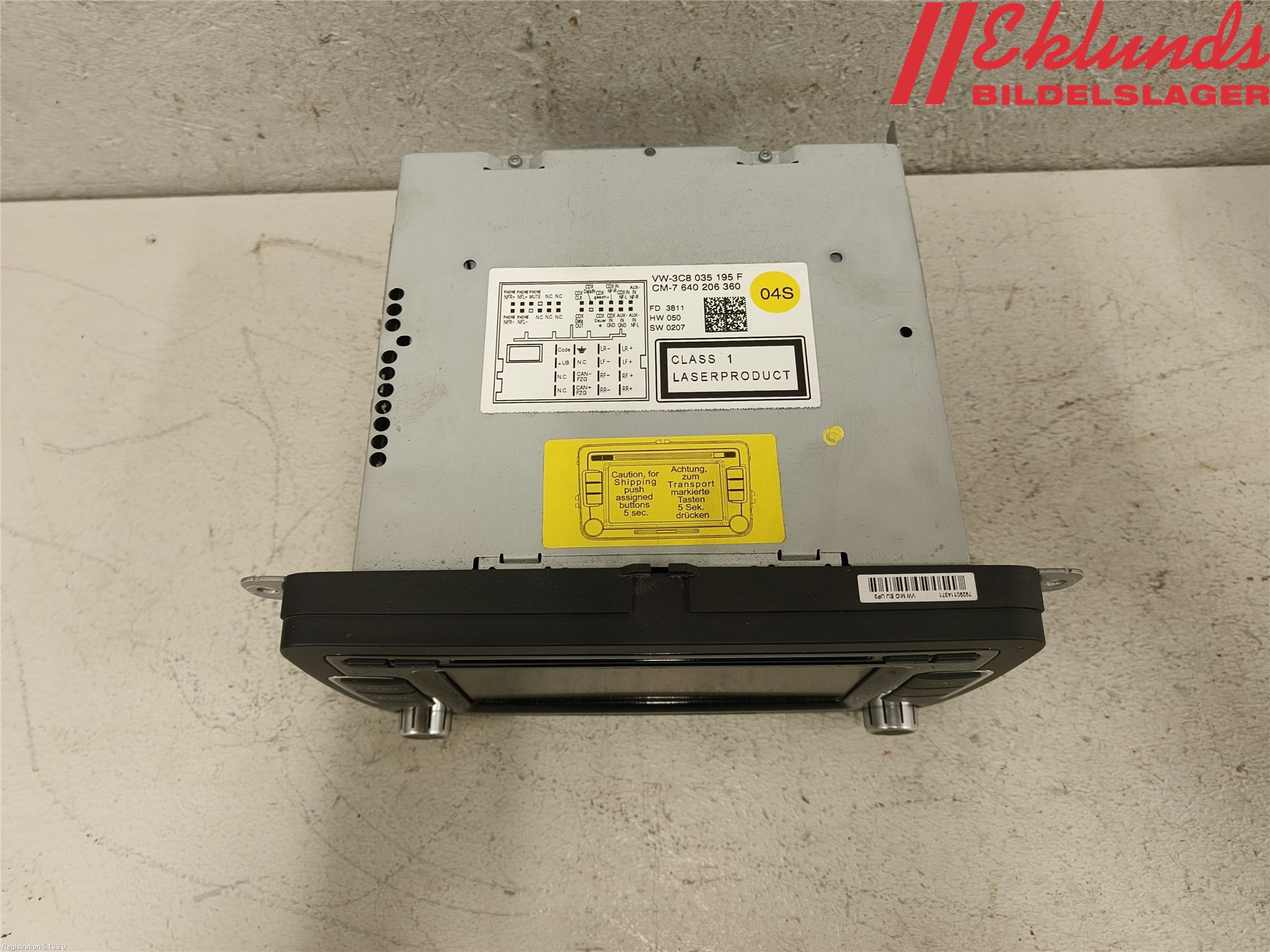Volkswagen VW PASSAT 11-14 Cd Radio - Multimediapanel