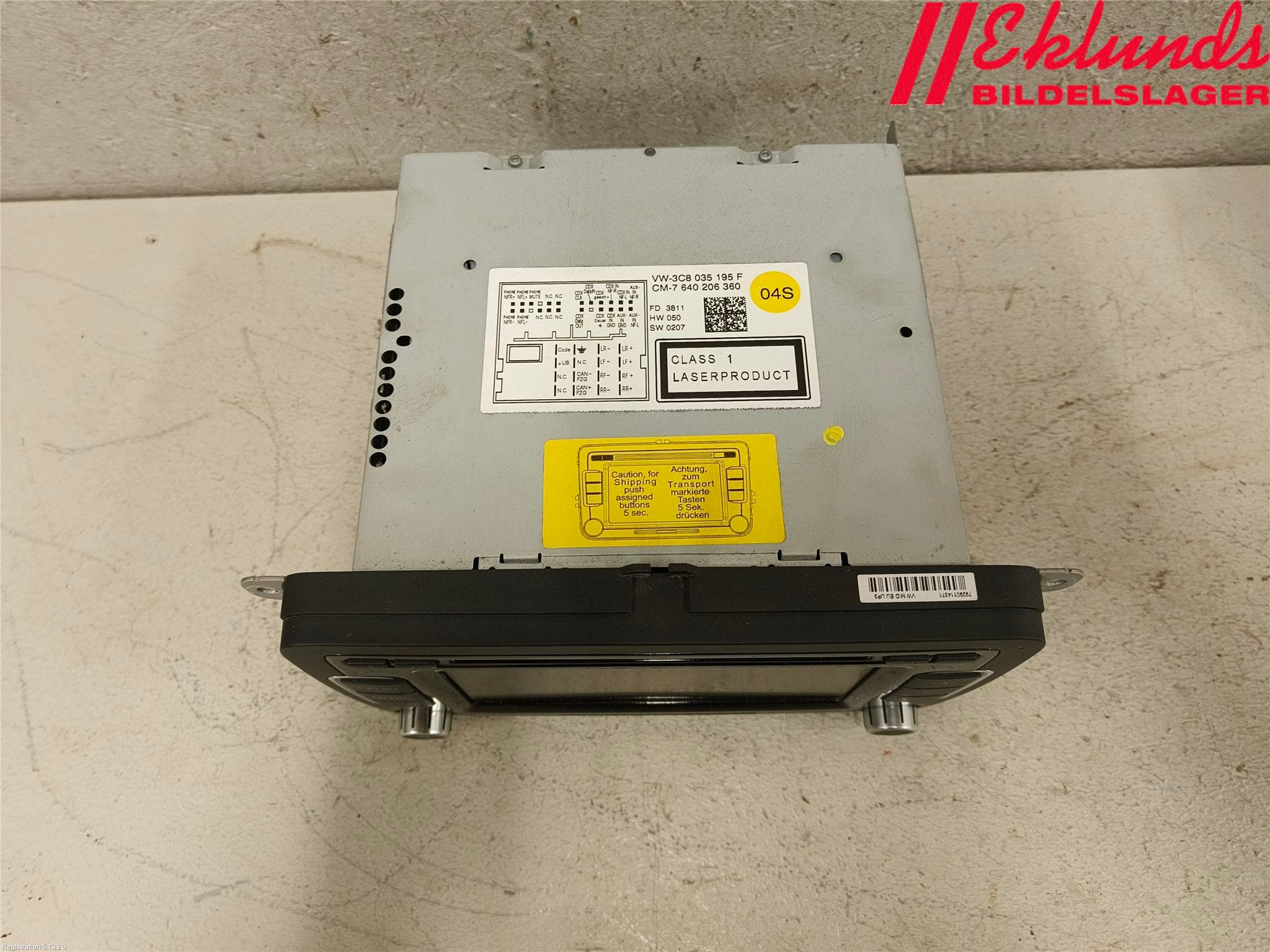 Volkswagen VW PASSAT 11-14 Cd Radio - Multimediapanel