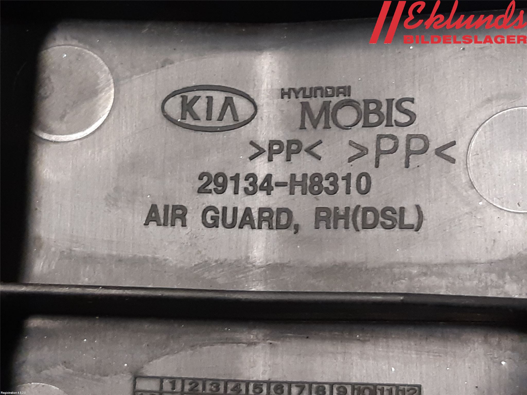 Kia STONIC 18->> Deflektor Plåt-Plast Kylning