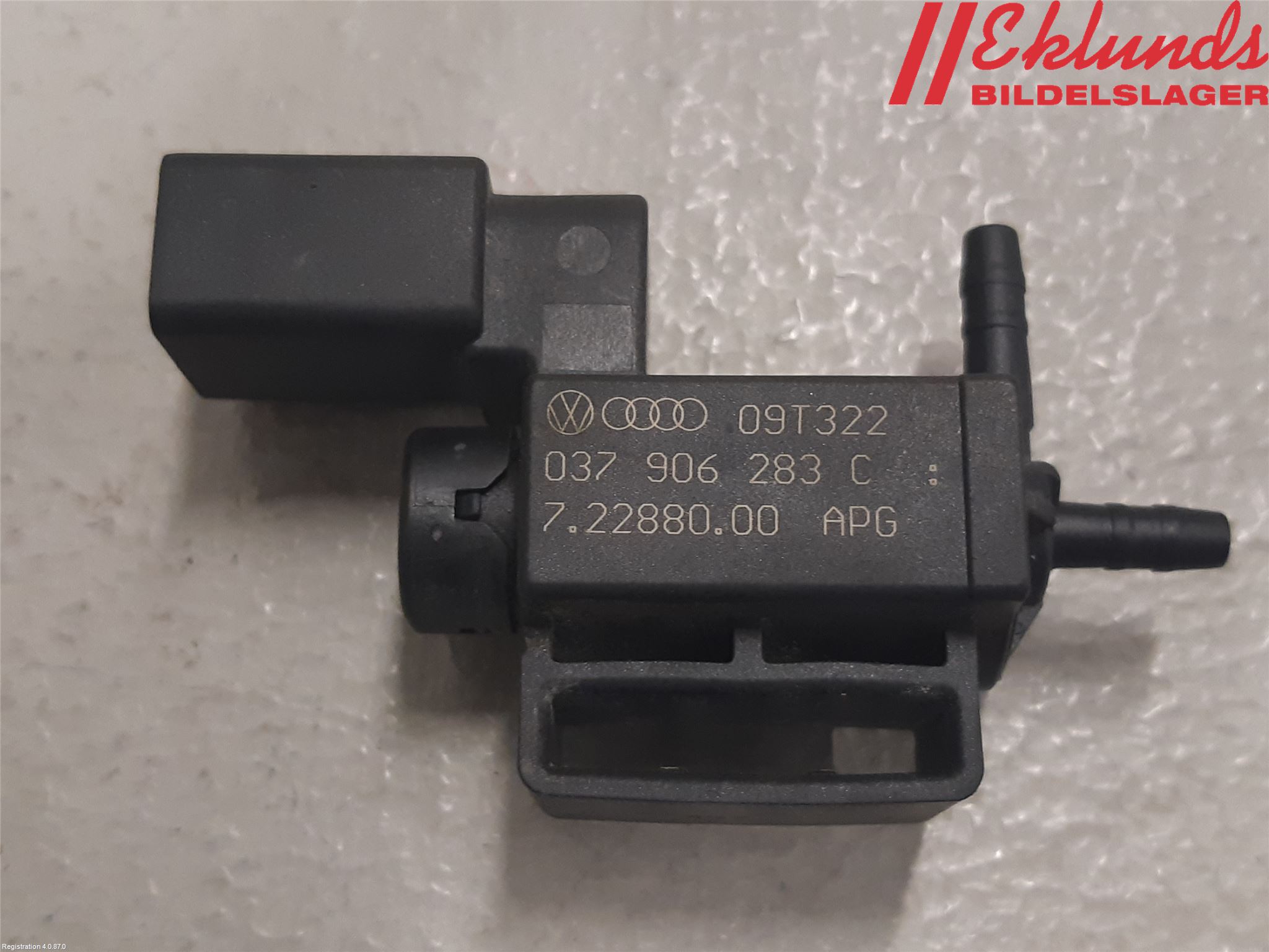 Audi A4/S4 08-11 Vakuumventil