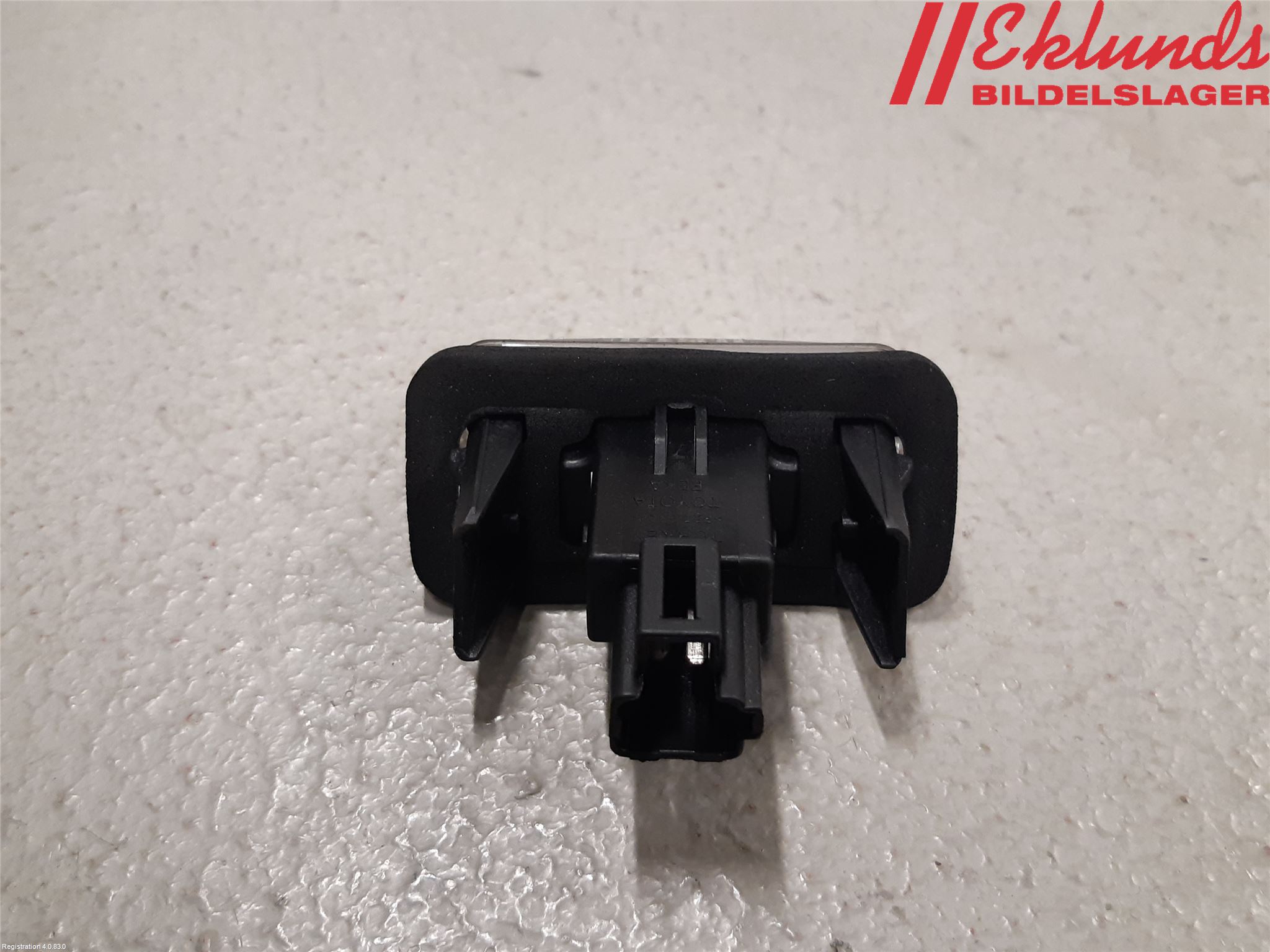 Toyota COROLLA 19- Skylt Belysning