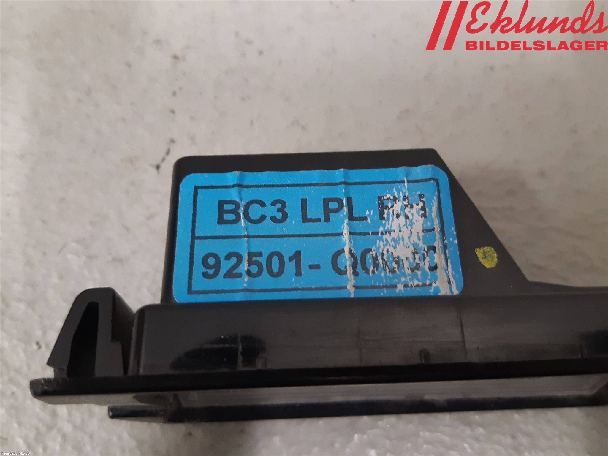 Hyundai i20 BC 21- Skylt Belysning