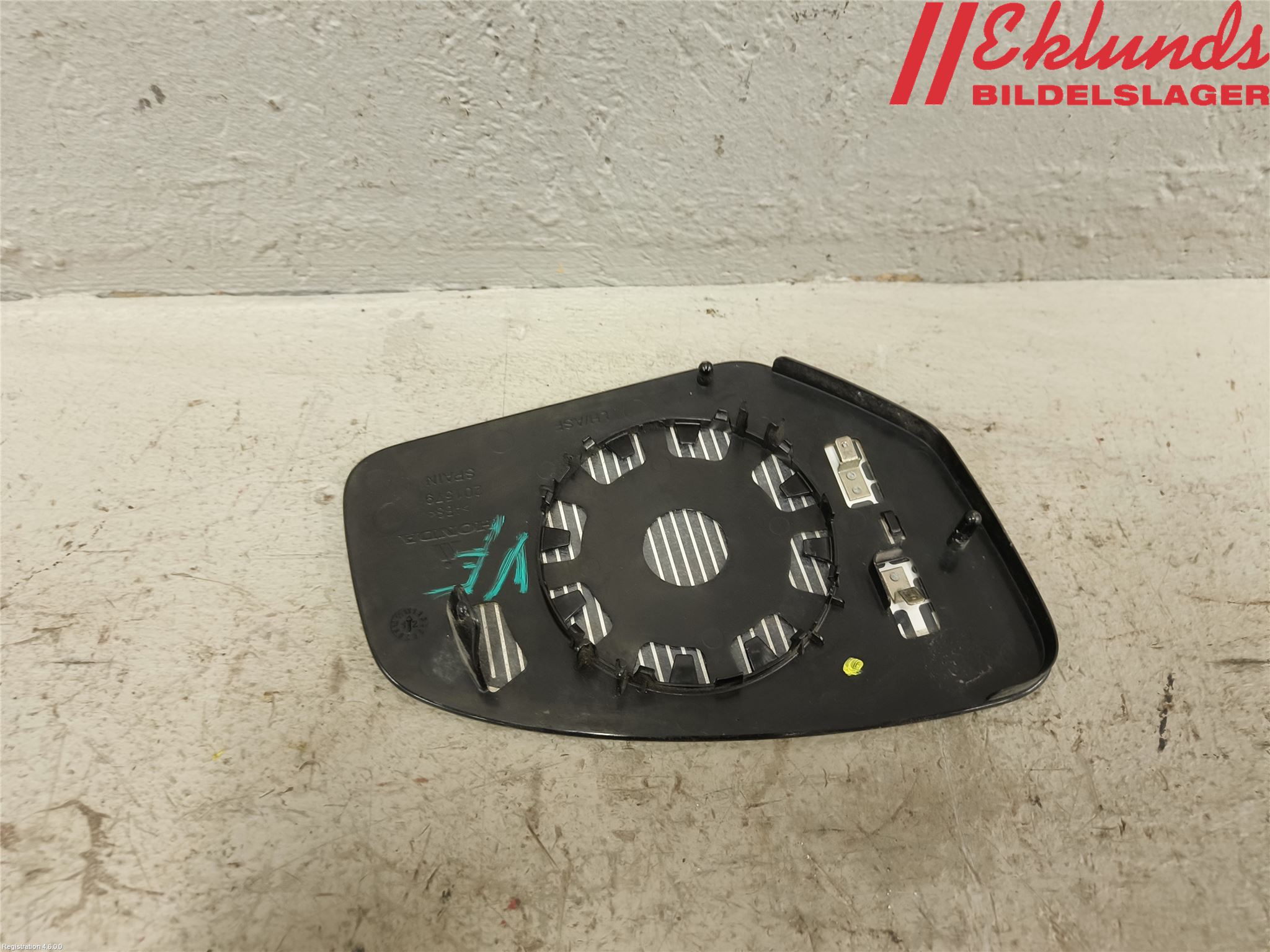 Honda CIVIC 12-16 Spegelglas Vä