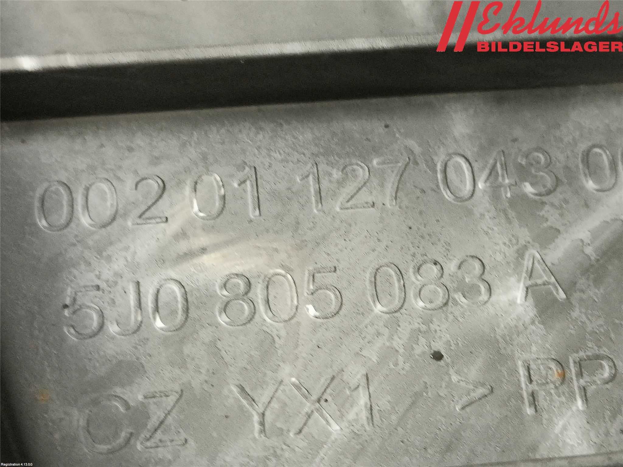 Skoda FABIA 07-14 Hasplåt Plåt-Plast