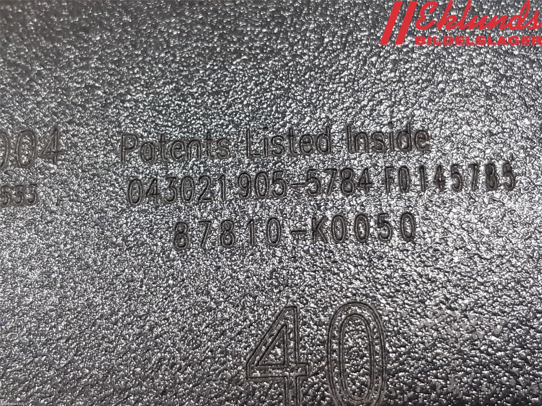 Toyota YARIS XP21 20- Spegel Invändig El