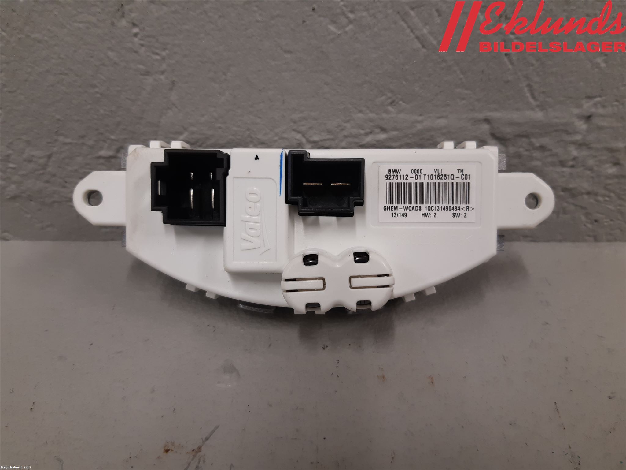 BMW 1 F20/F21 11-19 Värmefläktsmotstånd