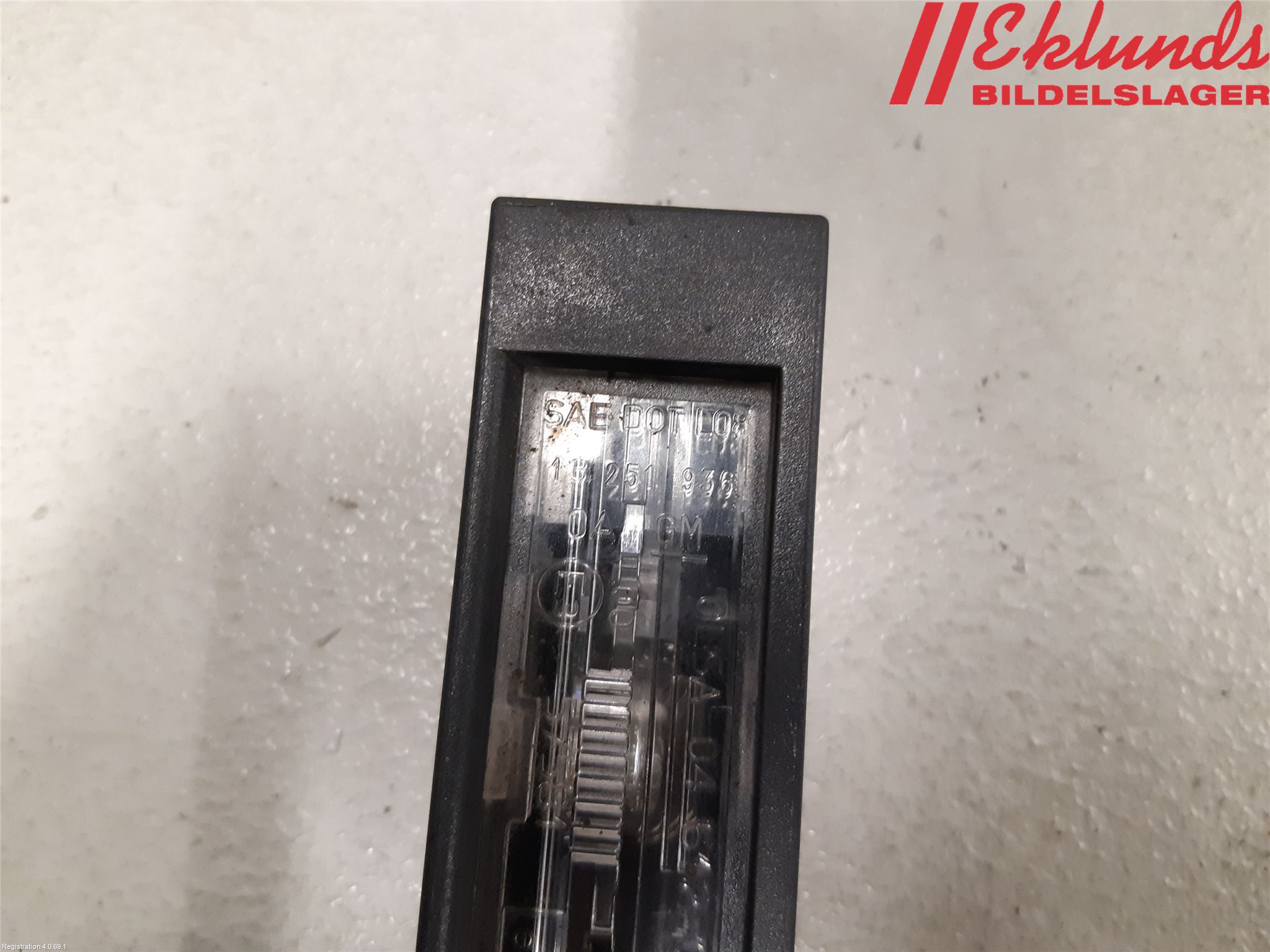 Opel MERIVA B 10-17 Skylt Belysning