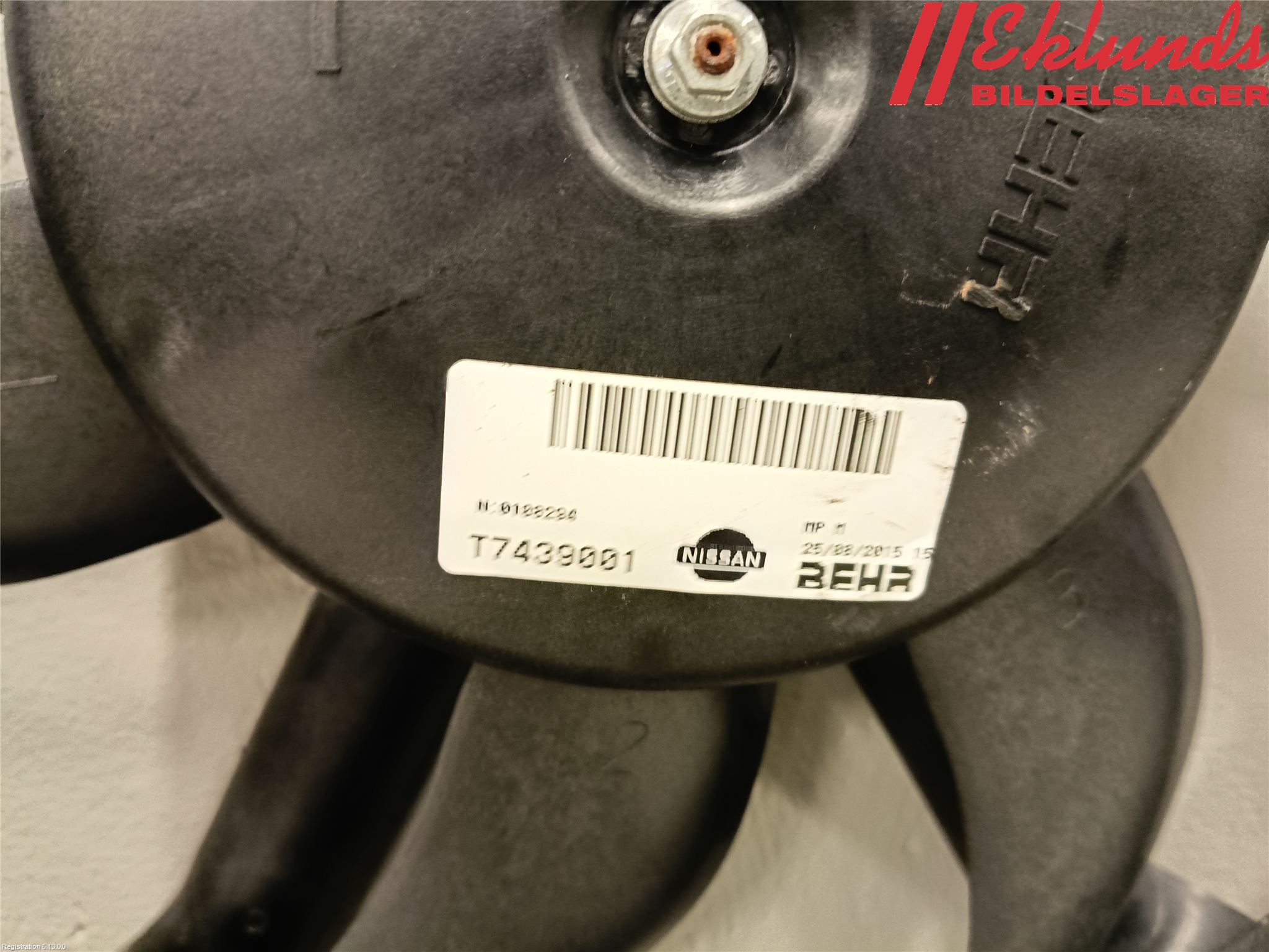 Nissan NV200/NV200 COMBI Kylfläkt El