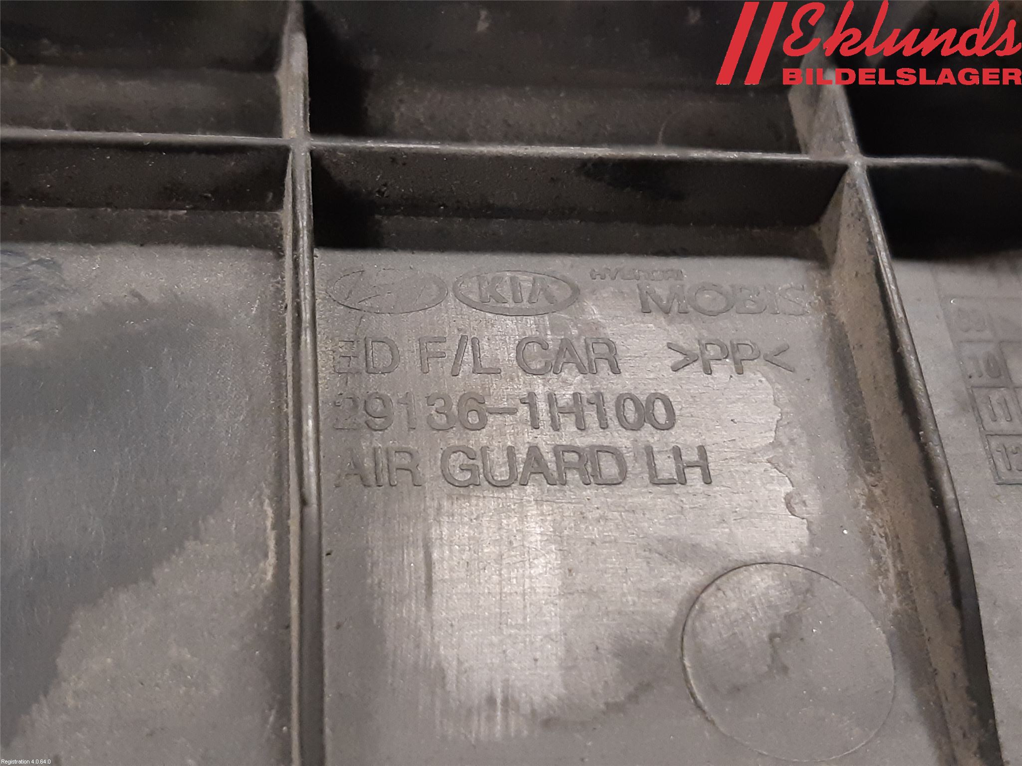 Kia CEED 06-12 Deflektor Plåt-Plast Kylning