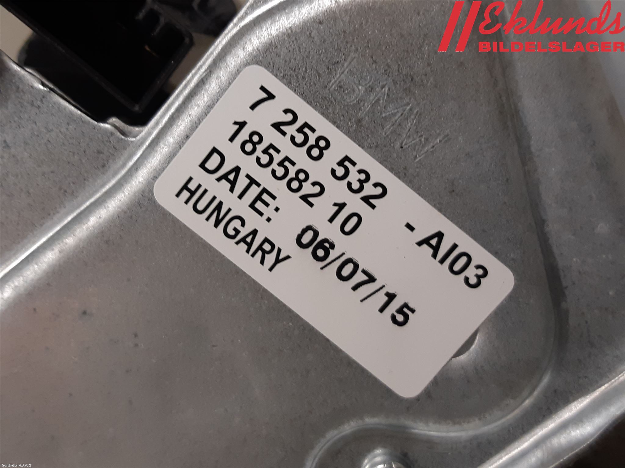BMW 1 F20/F21 11-19 Torkarmotor Baklucka