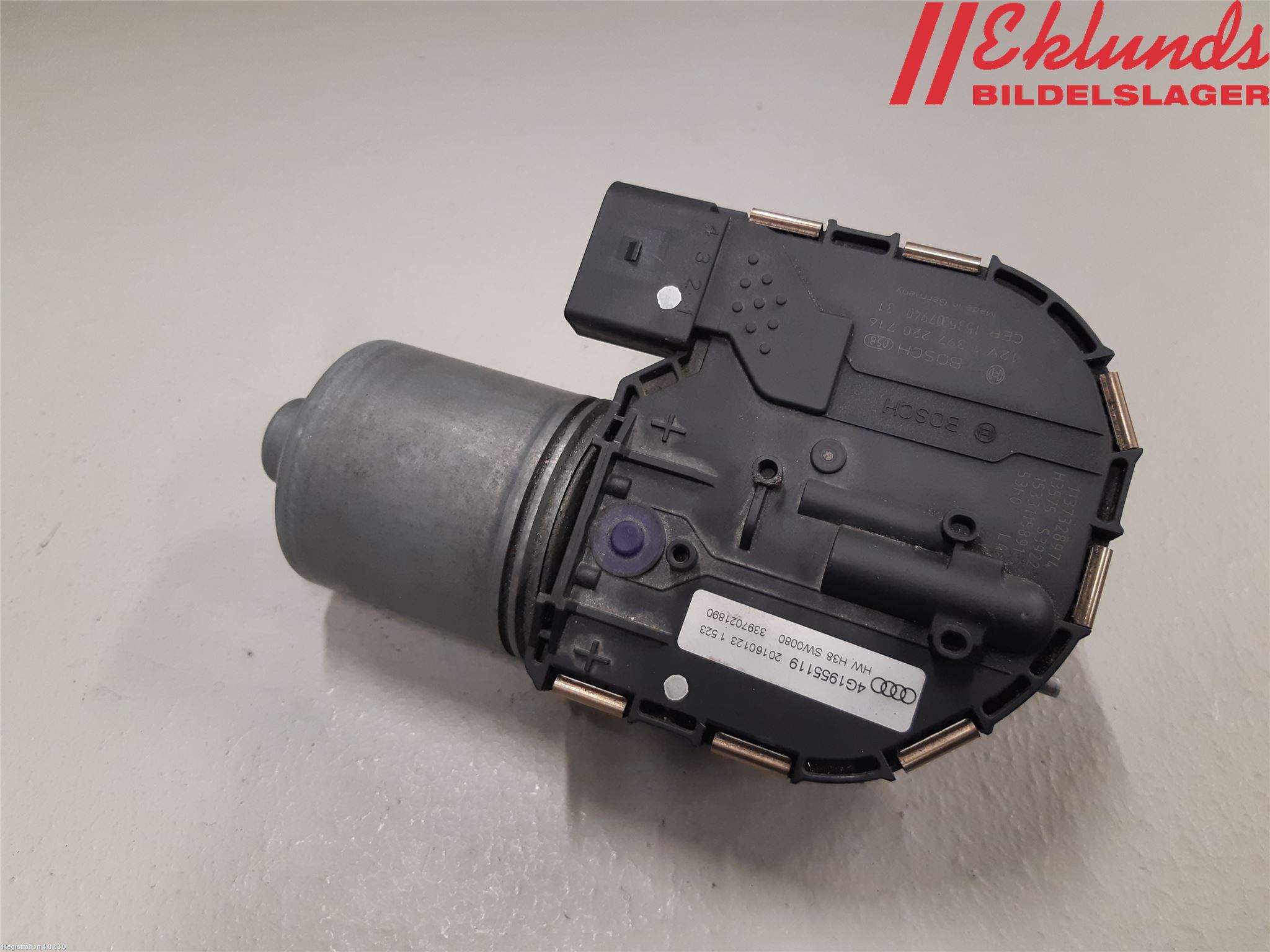Audi A6/S6 4G 11-18 Torkarmotor Vindruta