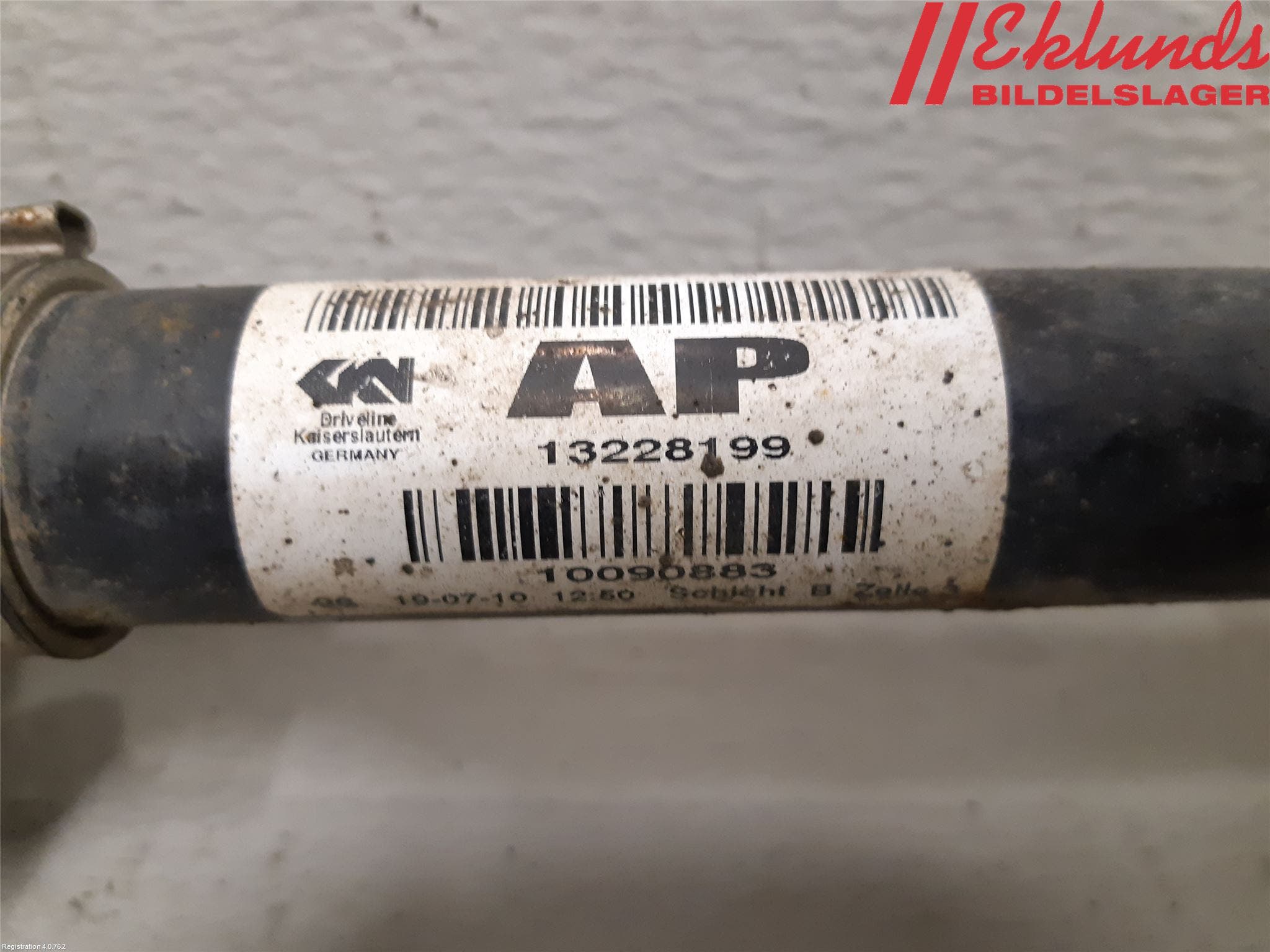 Saab 9-5 10-12 Drivaxel Fram Höger