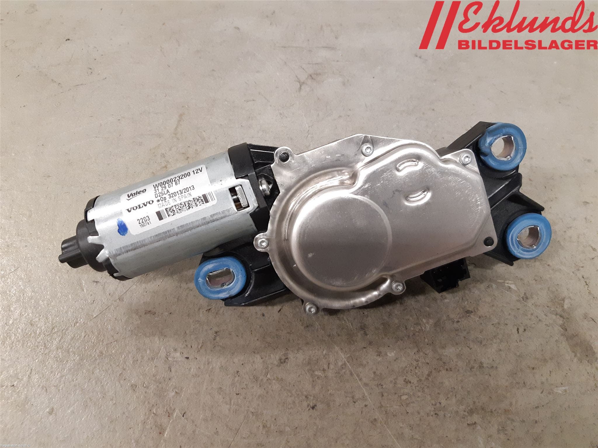 Volvo V70 14-16 Torkarmotor Baklucka