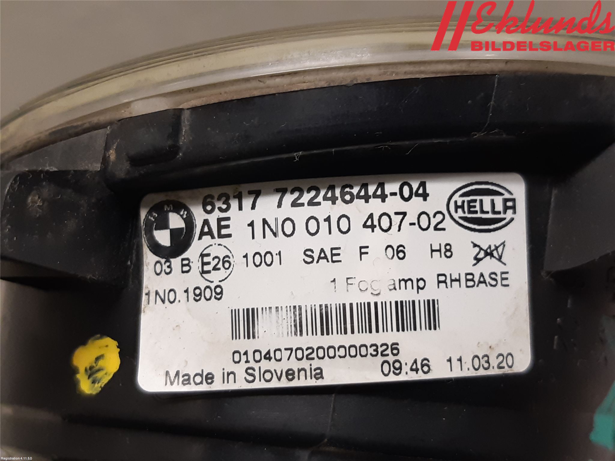 BMW X5 E70 07-13 Dimljus-Varselljus Fram