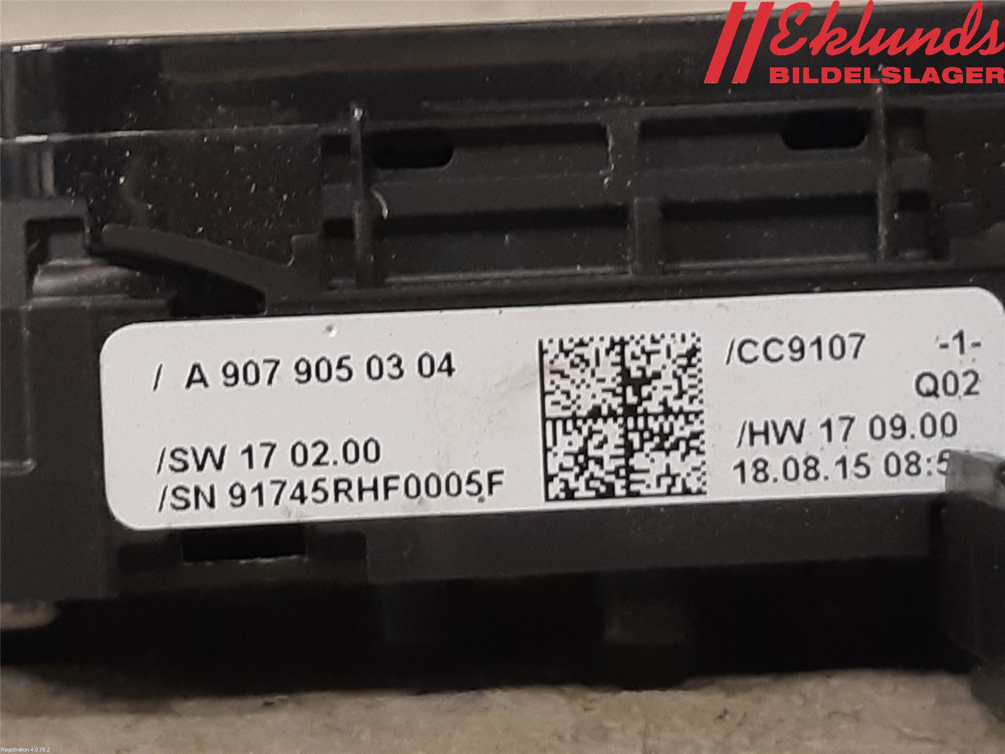 Mercedes-Benz MB SPRINTER (W907/W910) 19- Strömställare Stolvärme