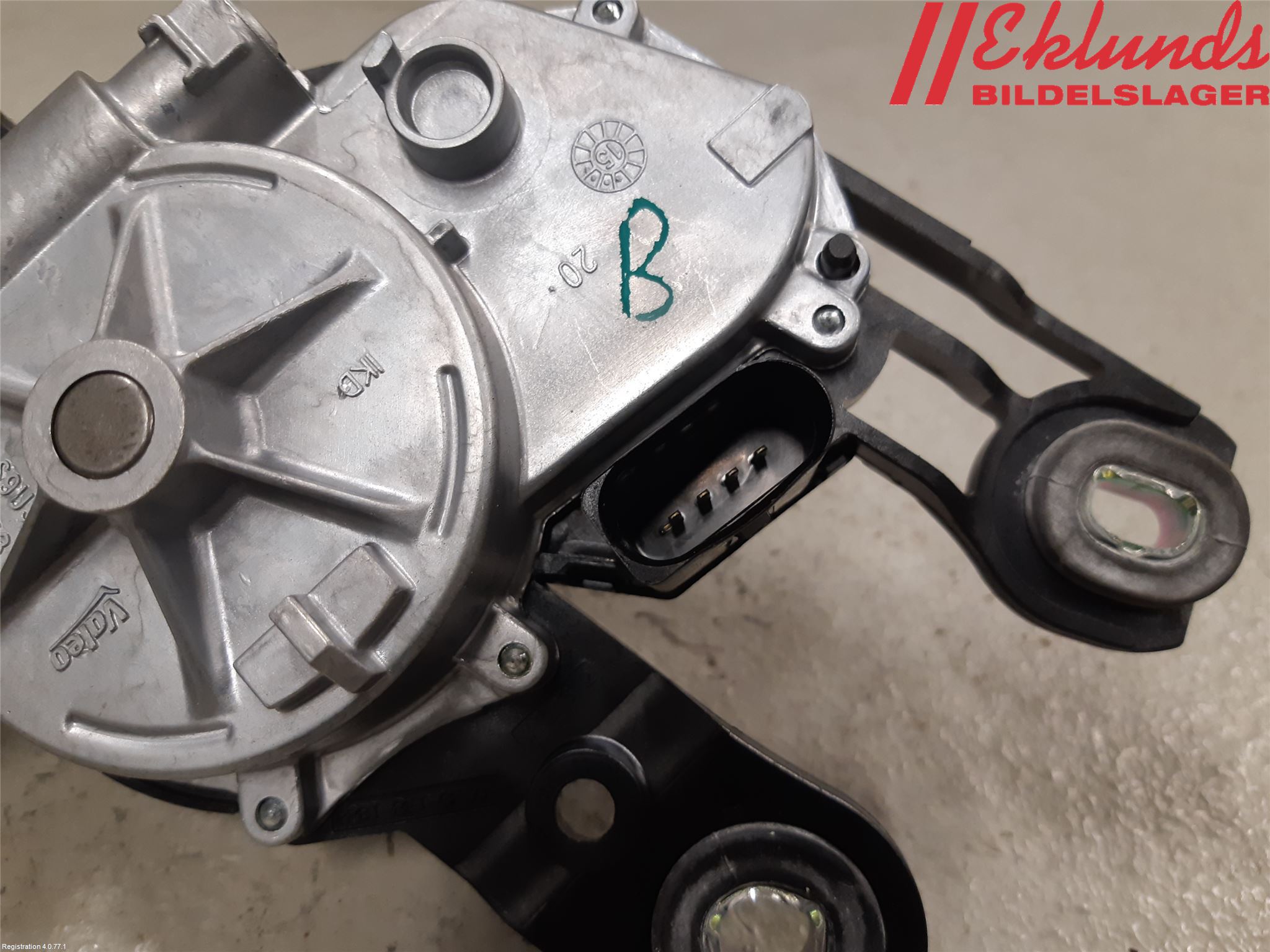 Skoda OCTAVIA (5E) 13-20 Torkarmotor Baklucka
