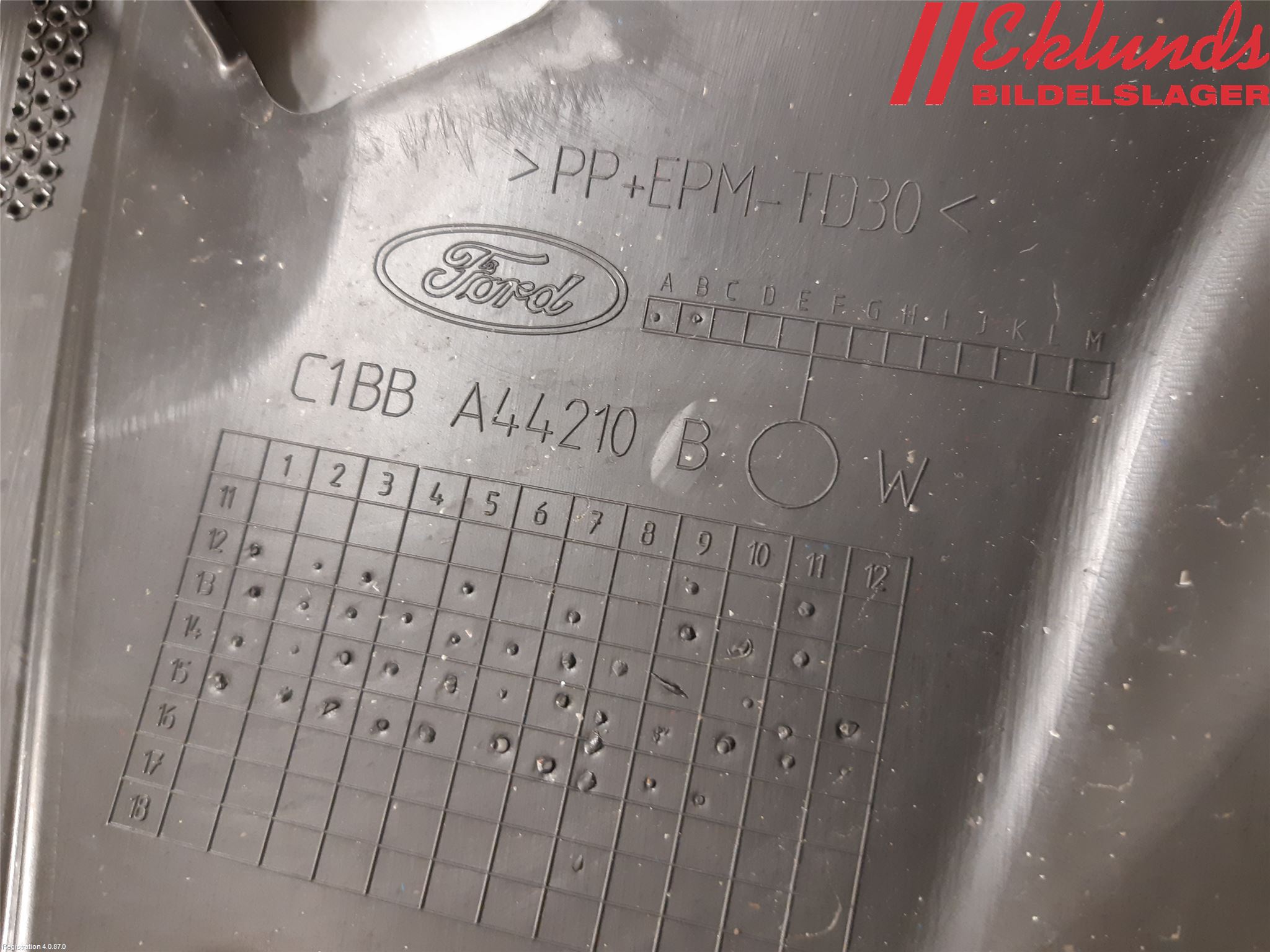 Ford FIESTA 13-17 Spoiler Baklucka